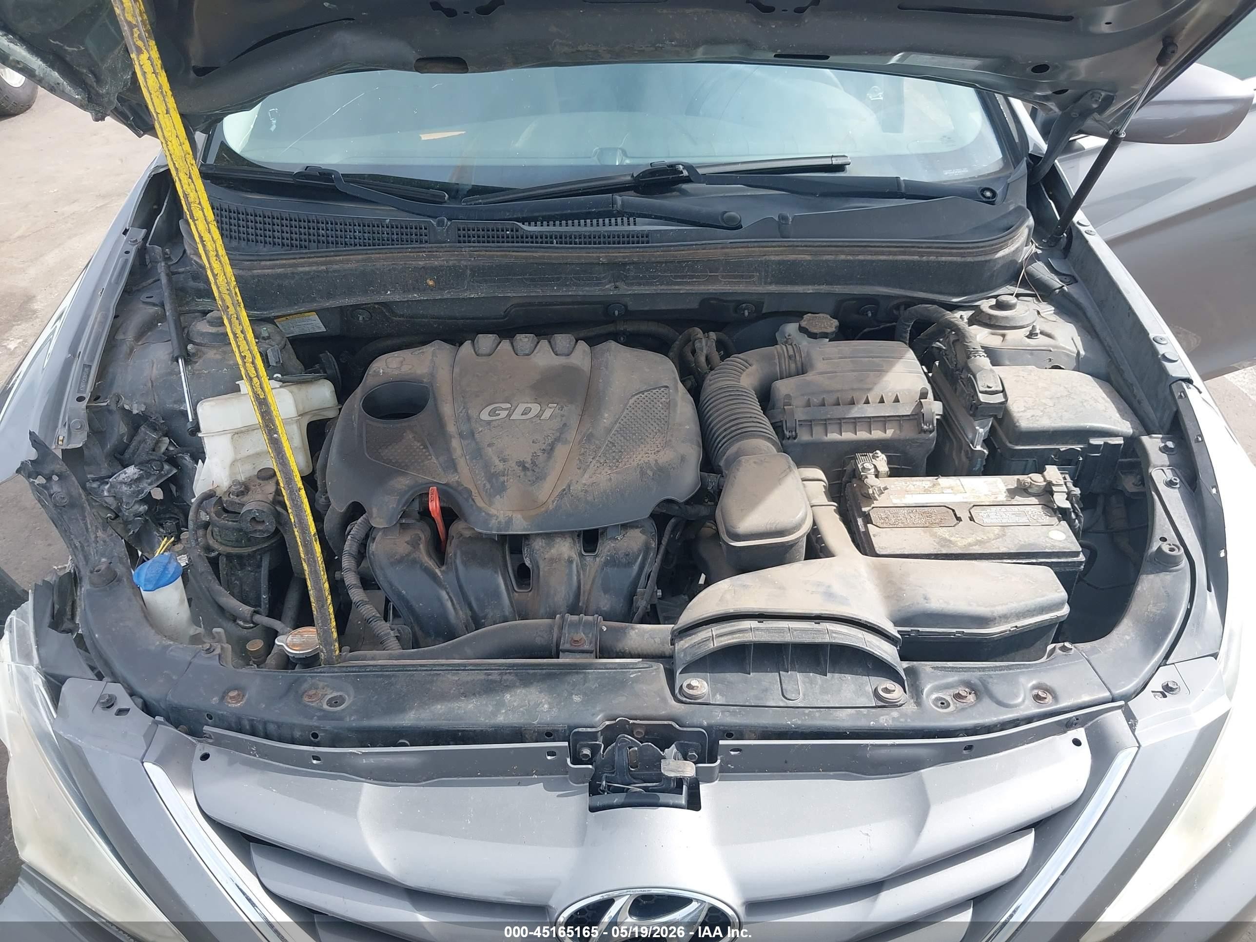 2012 Hyundai Sonata Gls Gray vin: 5NPEB4AC4CH309624