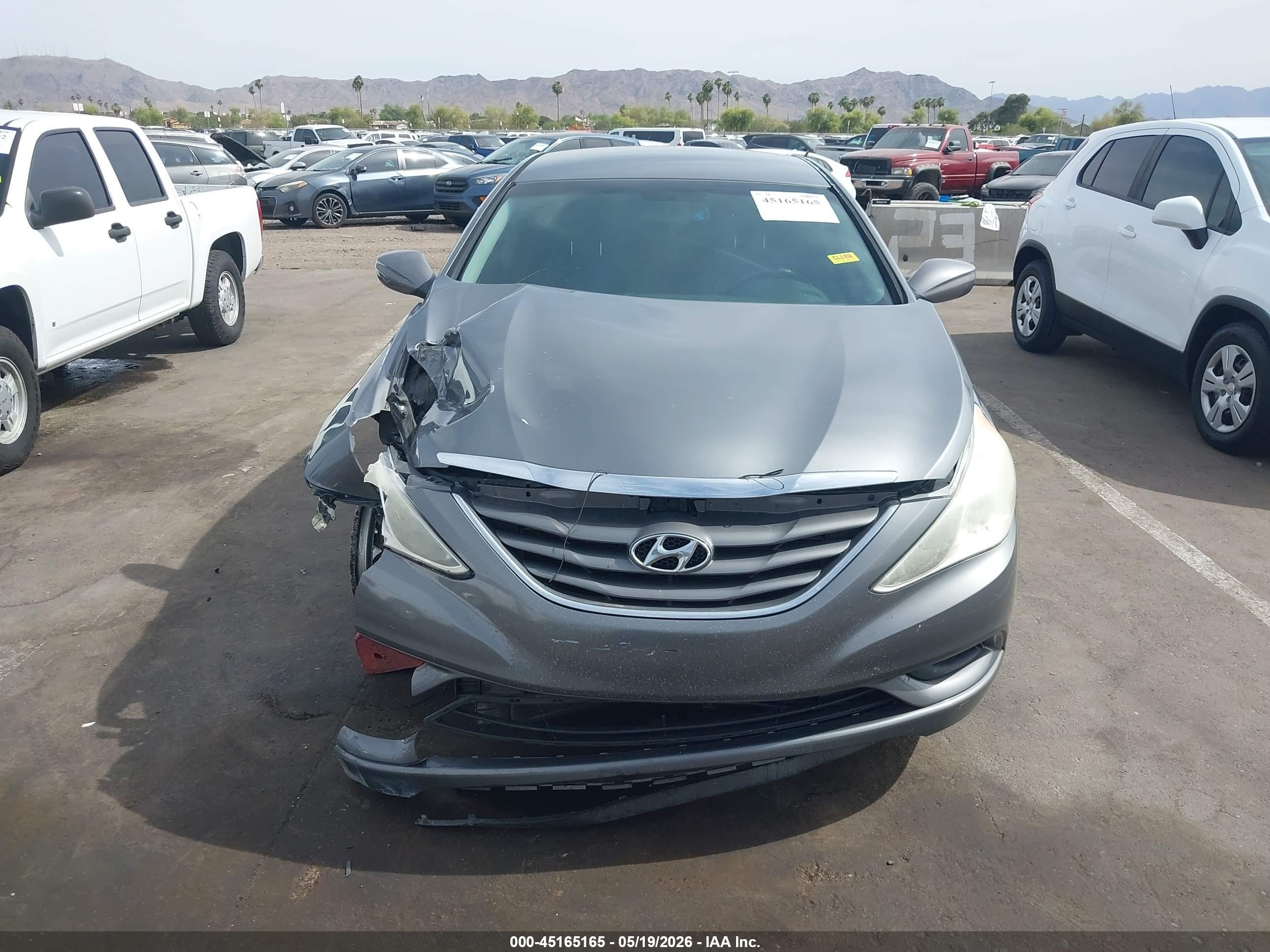 2012 Hyundai Sonata Gls Gray vin: 5NPEB4AC4CH309624