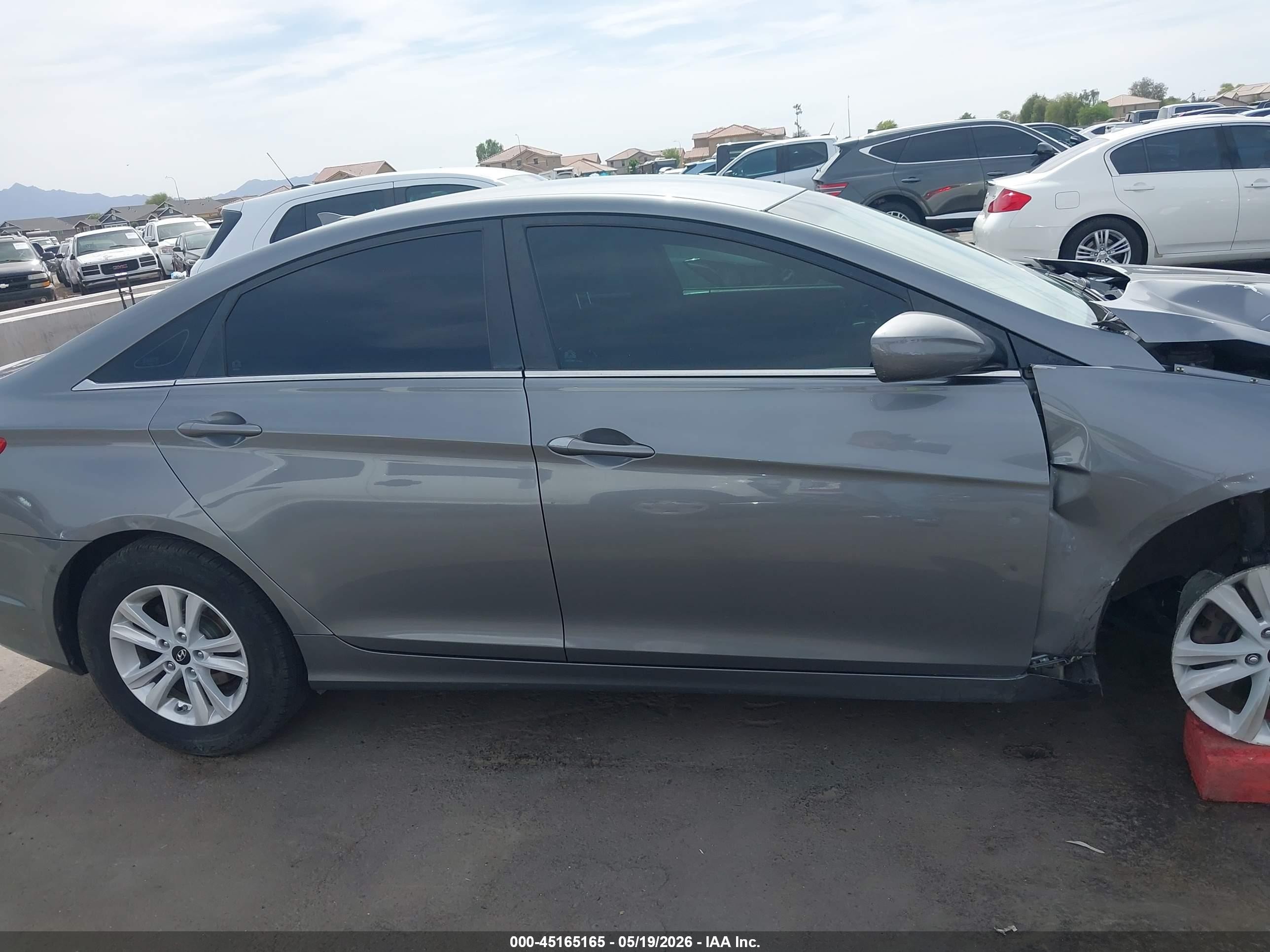 2012 Hyundai Sonata Gls Gray vin: 5NPEB4AC4CH309624