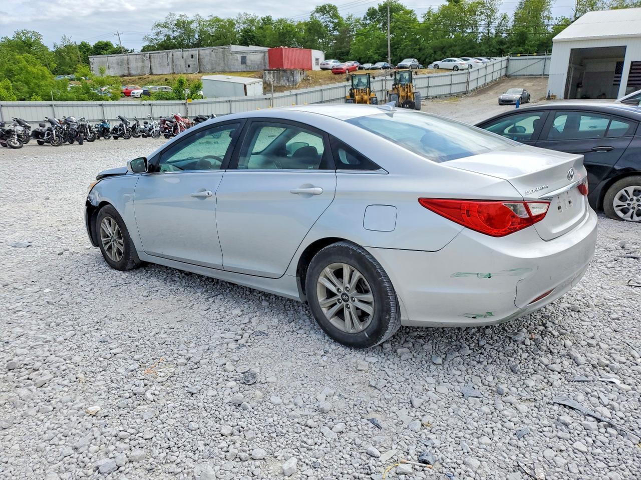 2012 Hyundai Sonata Gls Silver vin: 5NPEB4AC4CH313317