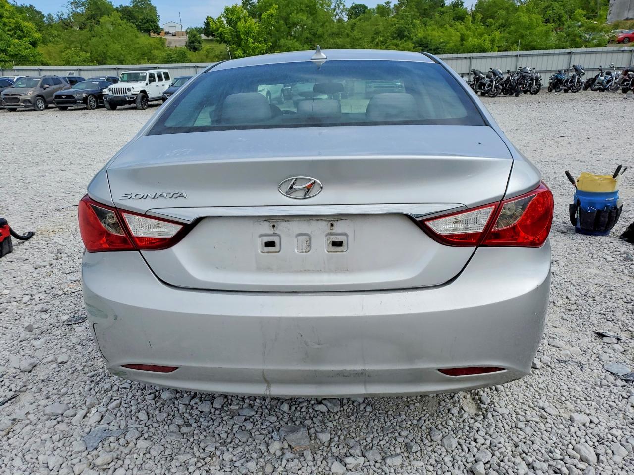2012 Hyundai Sonata Gls Silver vin: 5NPEB4AC4CH313317