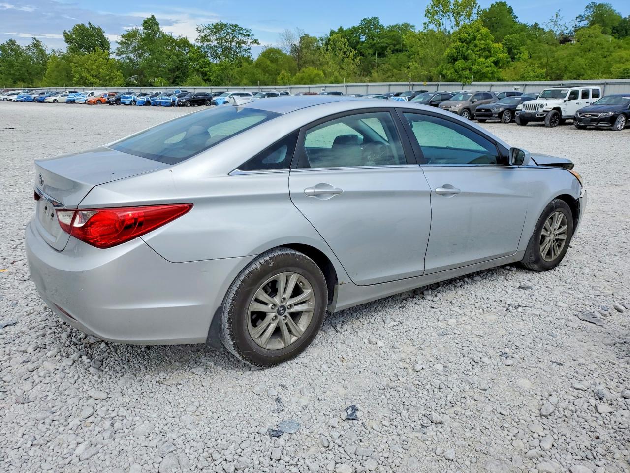 2012 Hyundai Sonata Gls Silver vin: 5NPEB4AC4CH313317