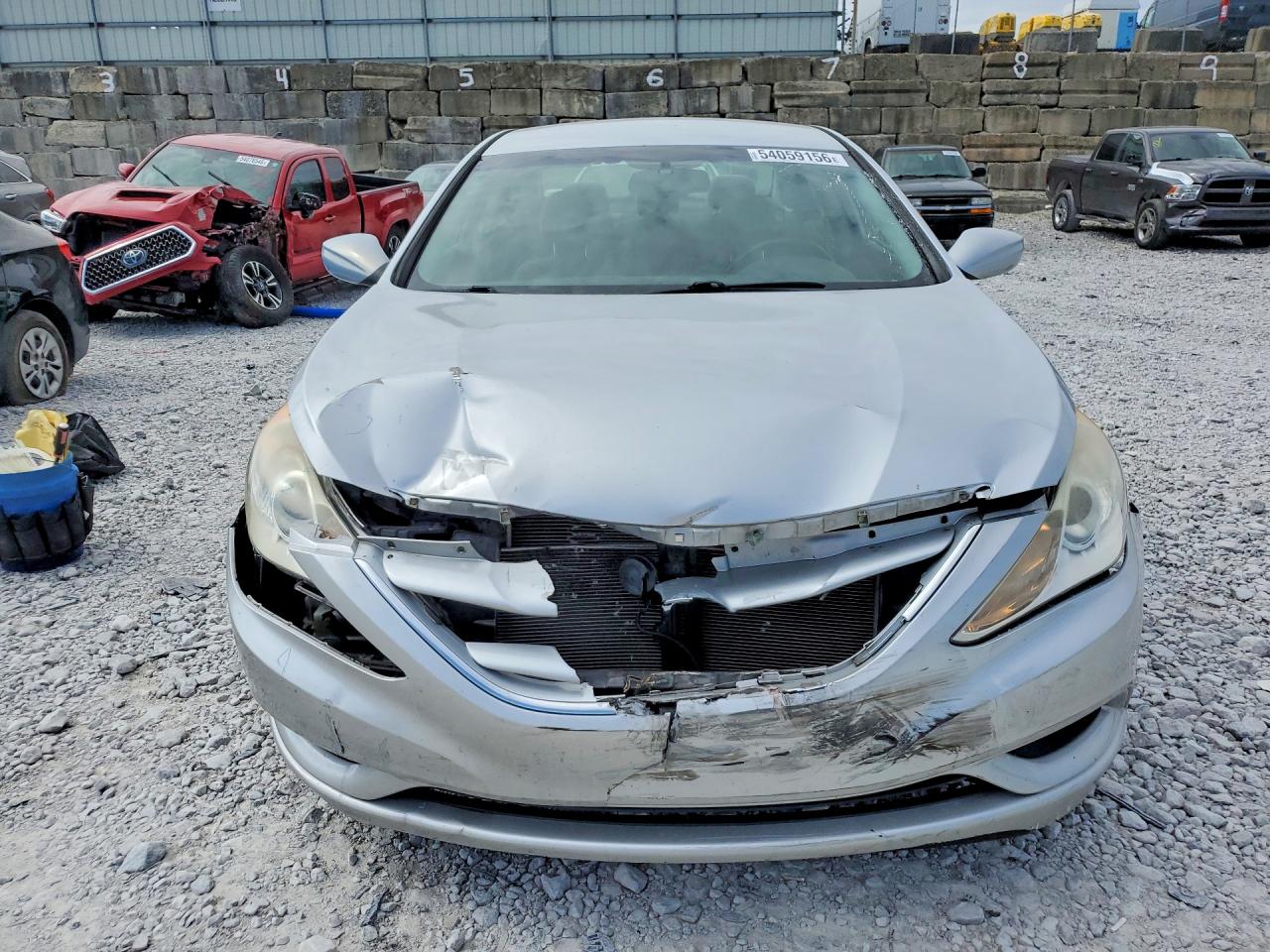 2012 Hyundai Sonata Gls Silver vin: 5NPEB4AC4CH313317
