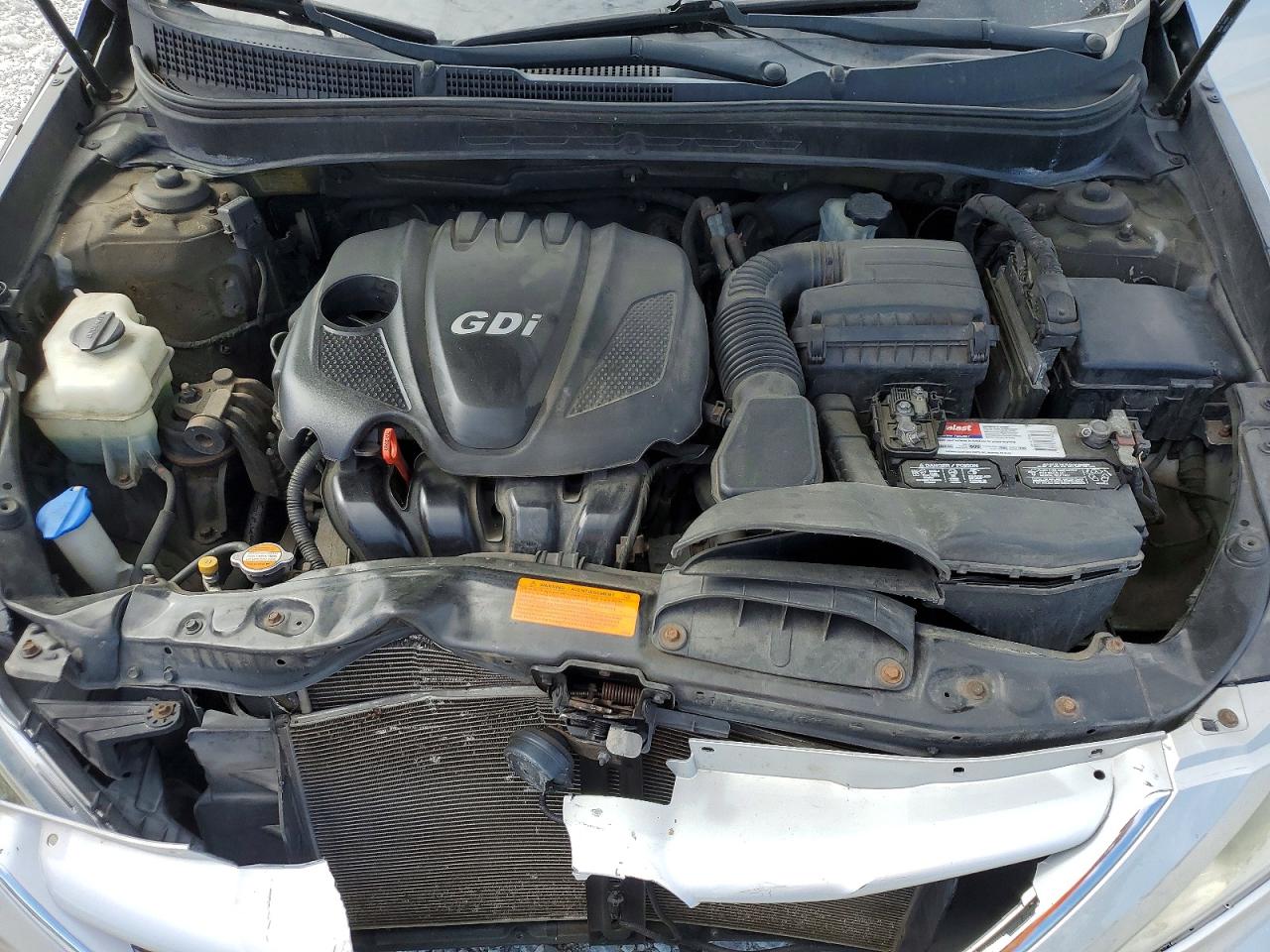 2012 Hyundai Sonata Gls Silver vin: 5NPEB4AC4CH313317