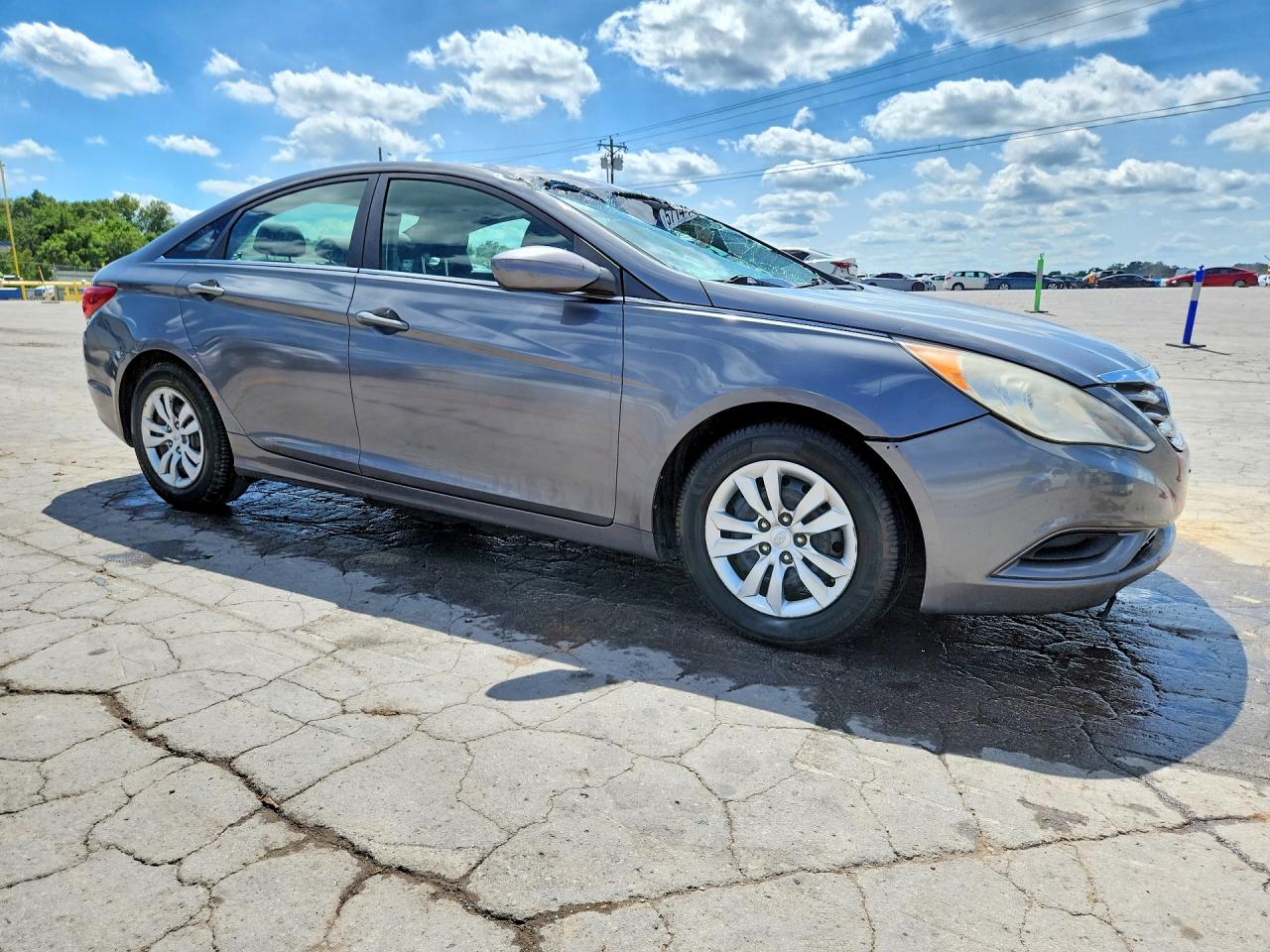 2012 Hyundai Sonata Gls Silver vin: 5NPEB4AC4CH320719