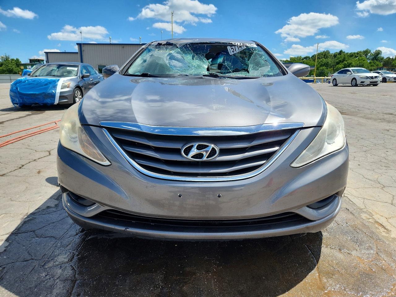 2012 Hyundai Sonata Gls Silver vin: 5NPEB4AC4CH320719