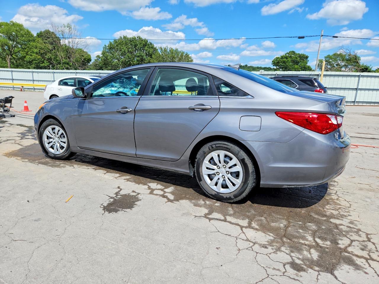 2012 Hyundai Sonata Gls Silver vin: 5NPEB4AC4CH320719
