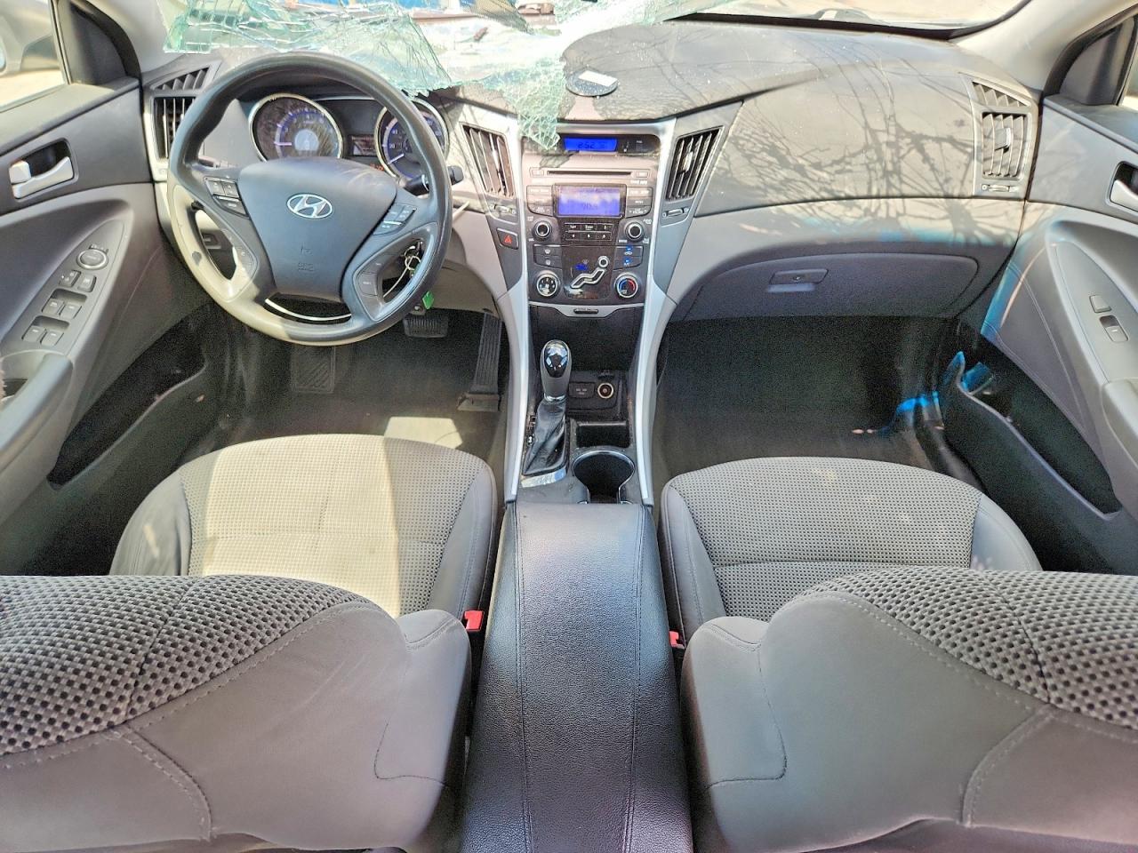 2012 Hyundai Sonata Gls Silver vin: 5NPEB4AC4CH320719