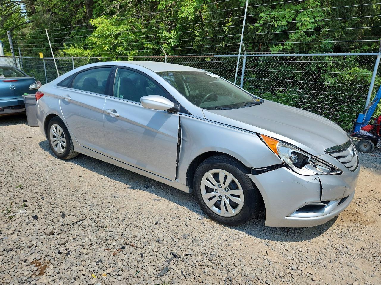 2012 Hyundai Sonata Gls Silver vin: 5NPEB4AC4CH329209