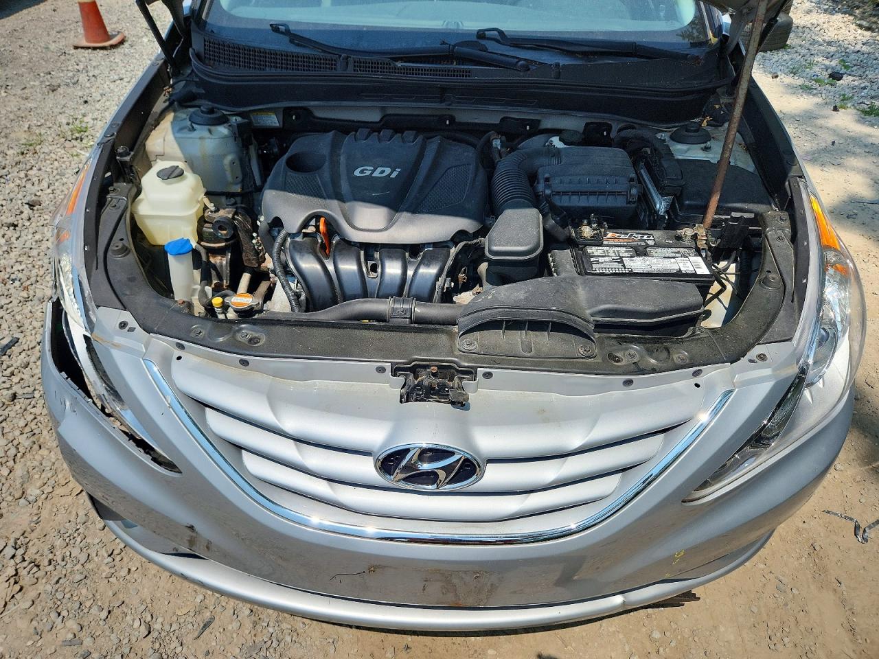 2012 Hyundai Sonata Gls Silver vin: 5NPEB4AC4CH329209