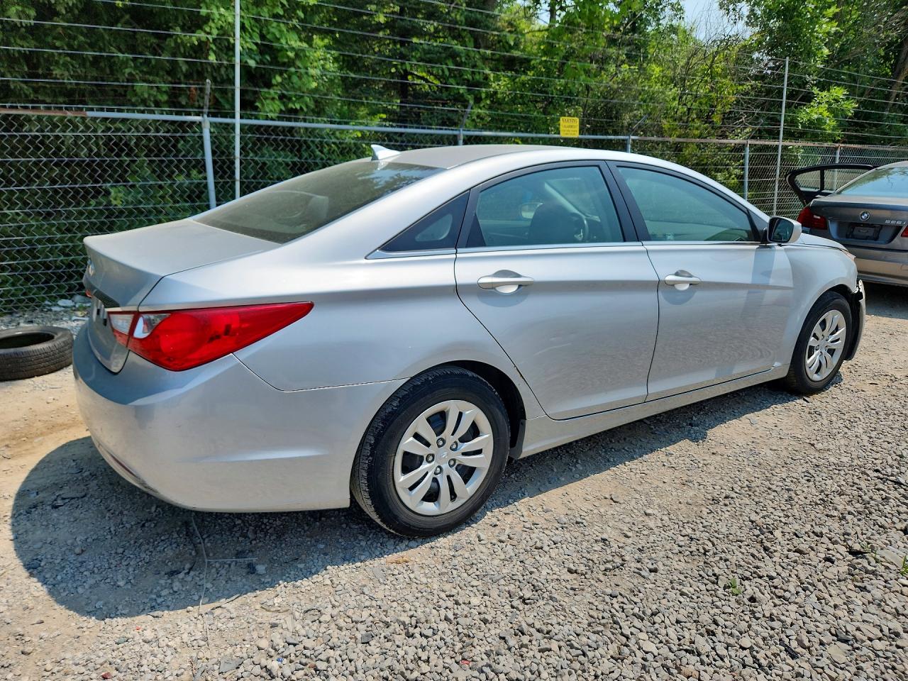 2012 Hyundai Sonata Gls Silver vin: 5NPEB4AC4CH329209