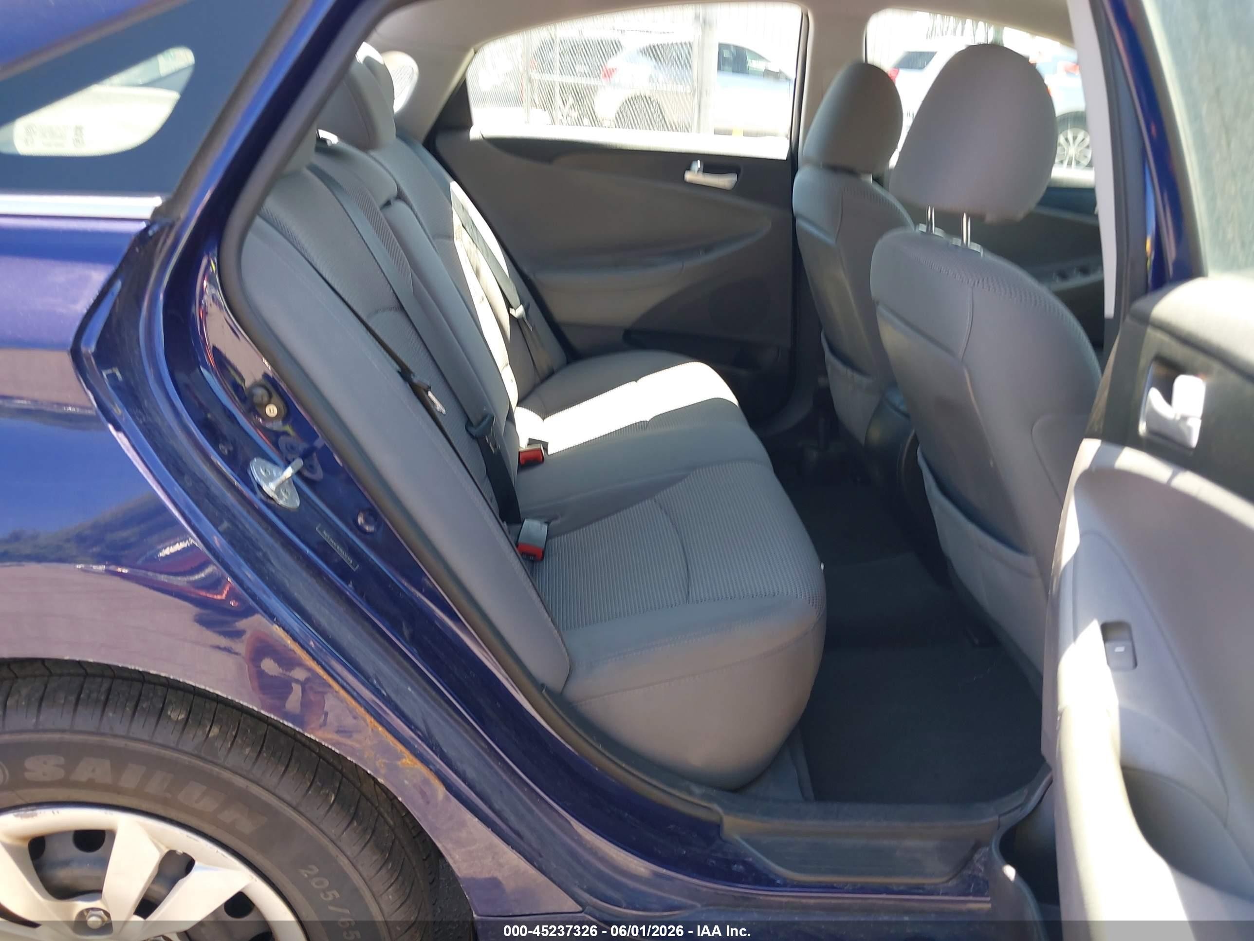 2012 Hyundai Sonata Gls Синий vin: 5NPEB4AC4CH332319