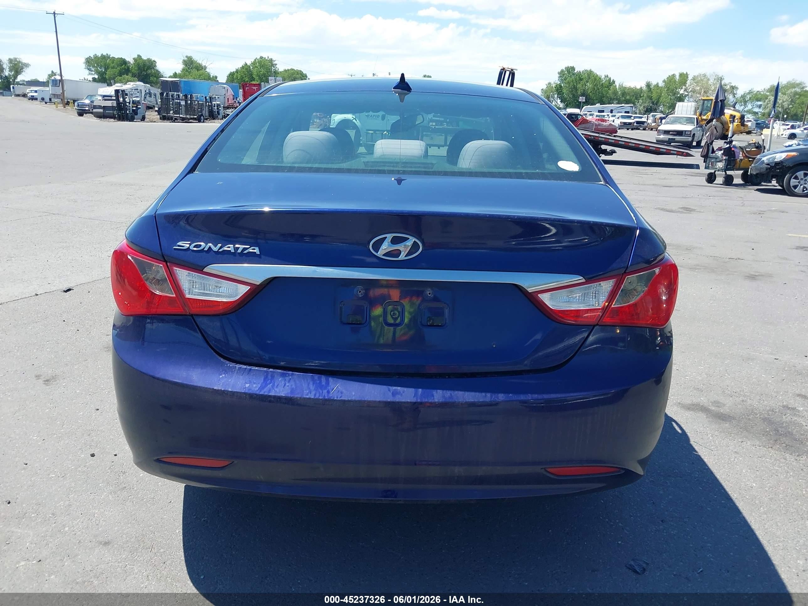 2012 Hyundai Sonata Gls Синий vin: 5NPEB4AC4CH332319