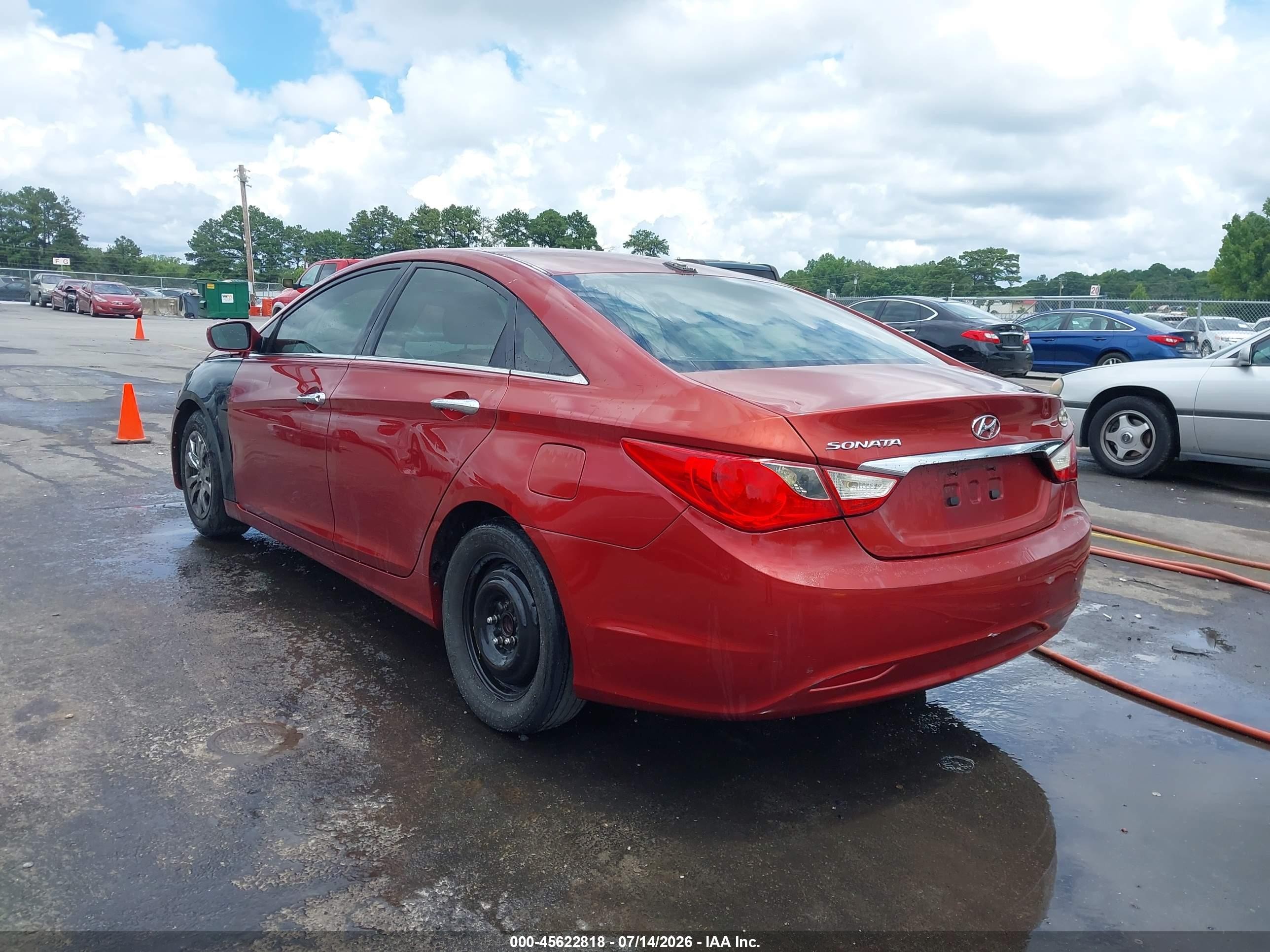 2012 Hyundai Sonata Gls Red vin: 5NPEB4AC4CH332725