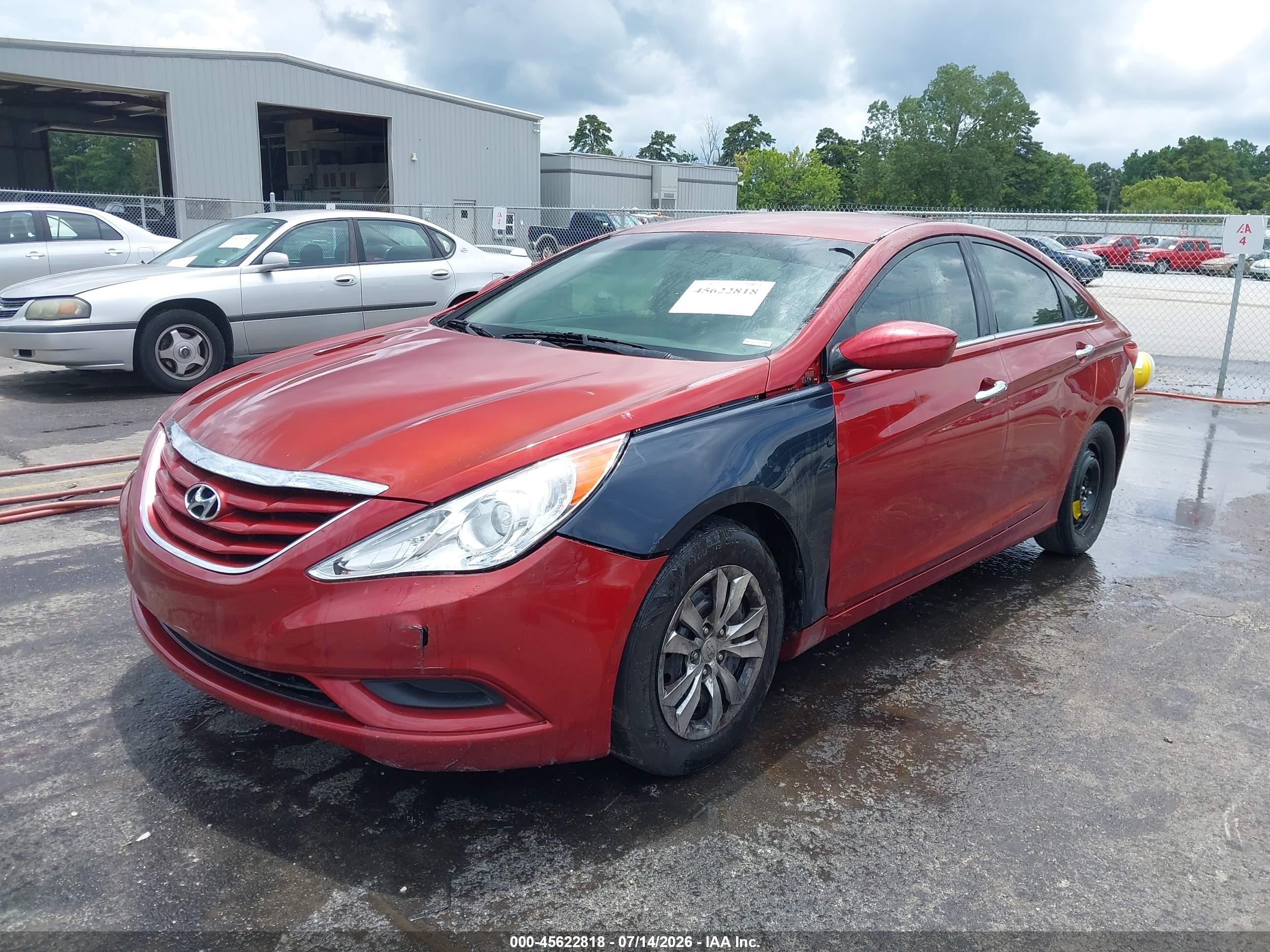 2012 Hyundai Sonata Gls Red vin: 5NPEB4AC4CH332725