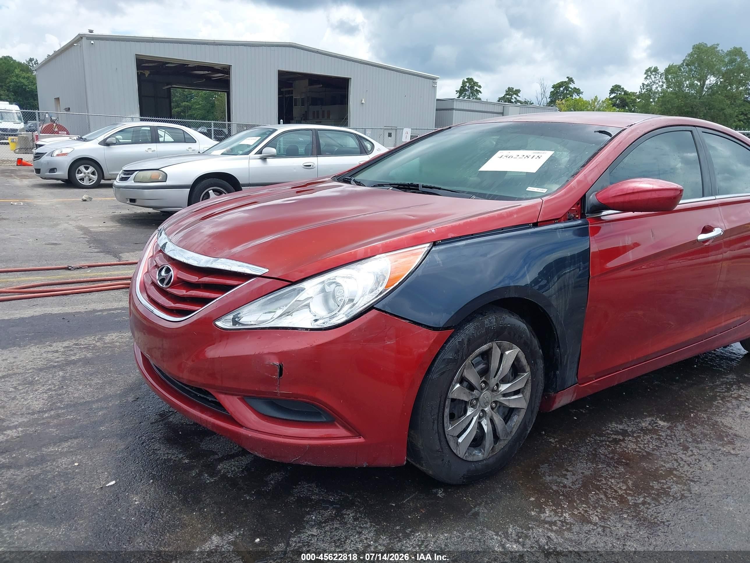 2012 Hyundai Sonata Gls Red vin: 5NPEB4AC4CH332725