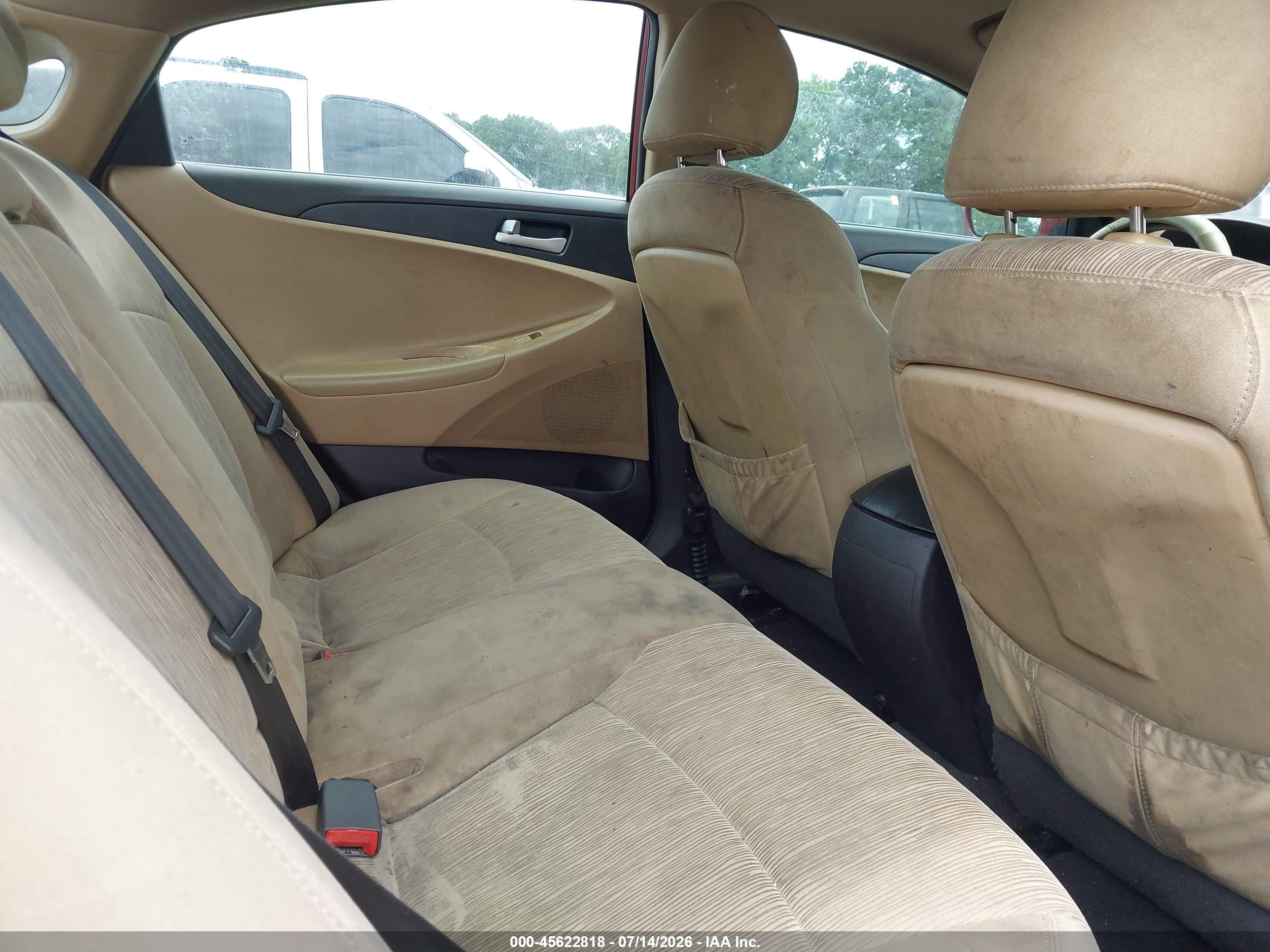 2012 Hyundai Sonata Gls Red vin: 5NPEB4AC4CH332725