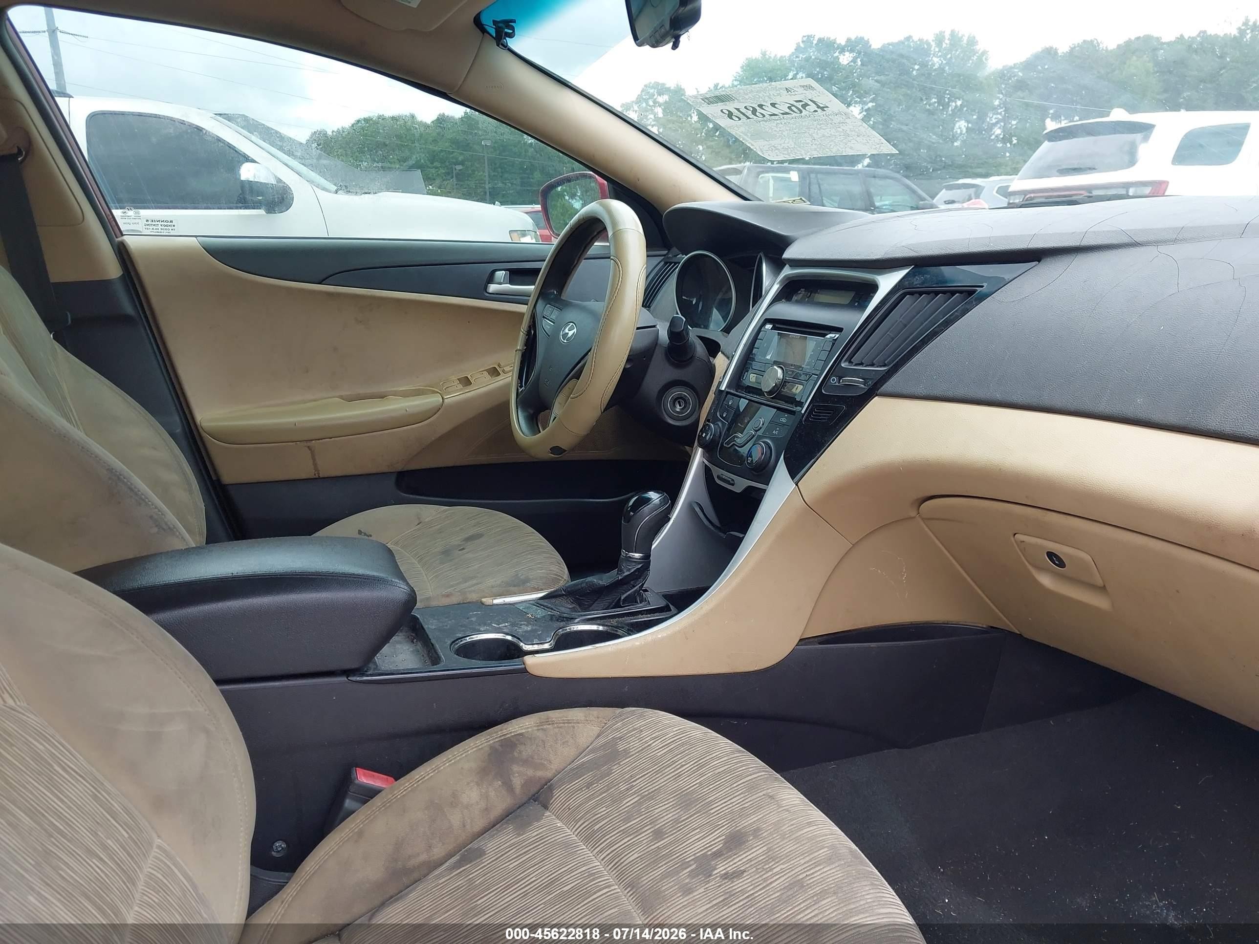 2012 Hyundai Sonata Gls Red vin: 5NPEB4AC4CH332725