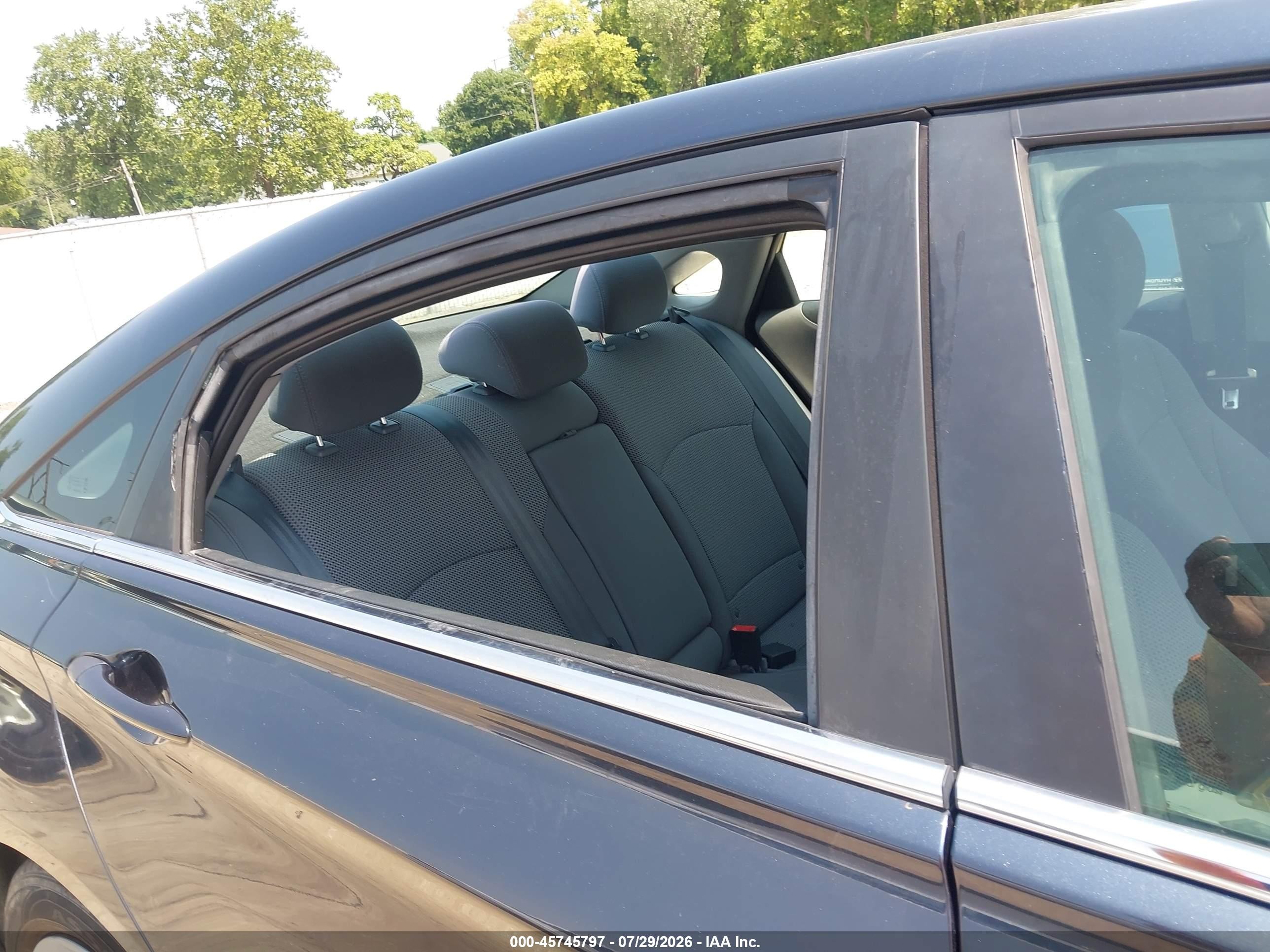 2012 Hyundai Sonata Gls Blue vin: 5NPEB4AC4CH333230