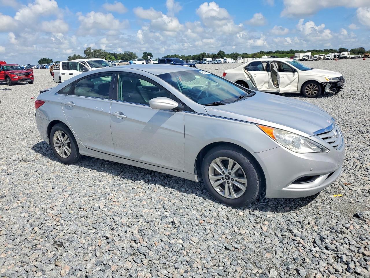2012 Hyundai Sonata Gls Silver vin: 5NPEB4AC4CH339402