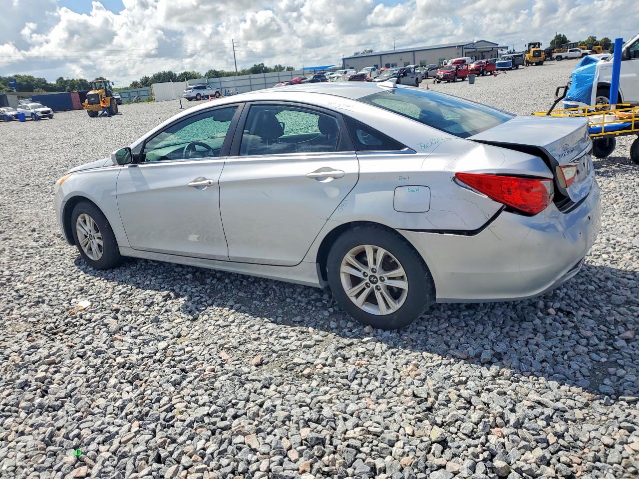 2012 Hyundai Sonata Gls Silver vin: 5NPEB4AC4CH339402