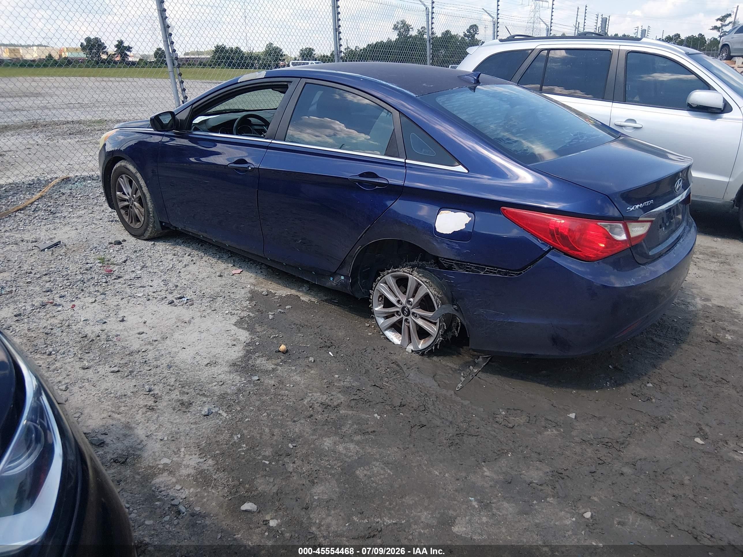 2012 Hyundai Sonata Gls Dark Blue vin: 5NPEB4AC4CH341540