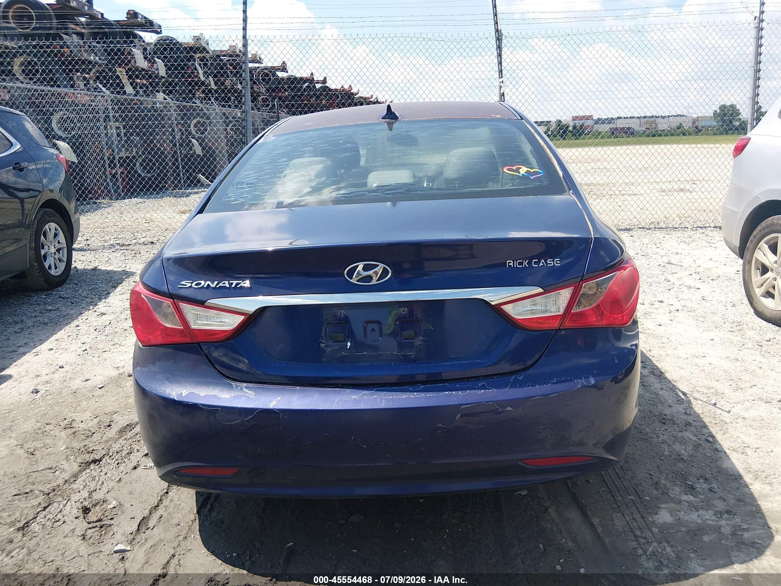 2012 Hyundai Sonata Gls Dark Blue vin: 5NPEB4AC4CH341540