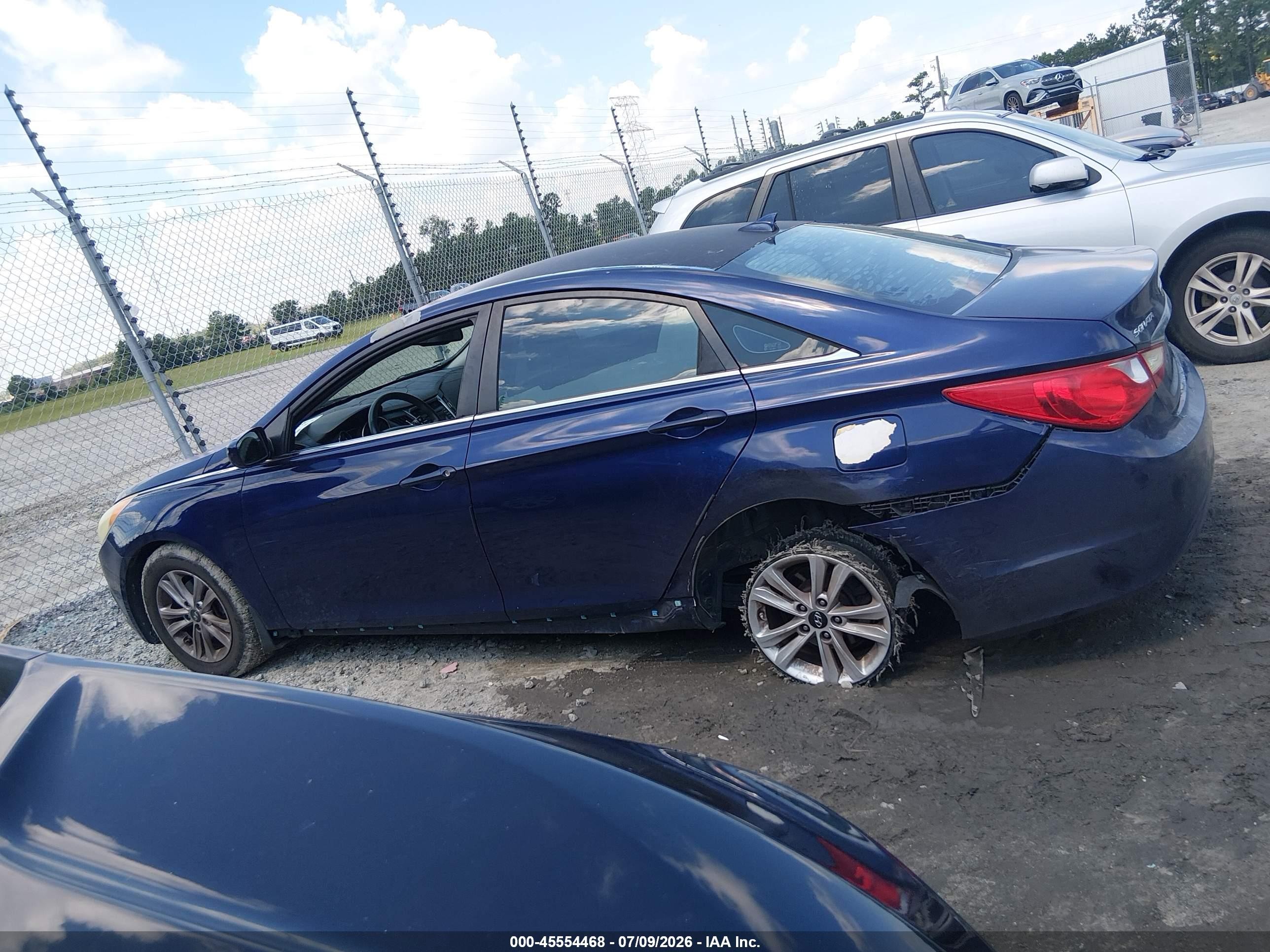2012 Hyundai Sonata Gls Dark Blue vin: 5NPEB4AC4CH341540
