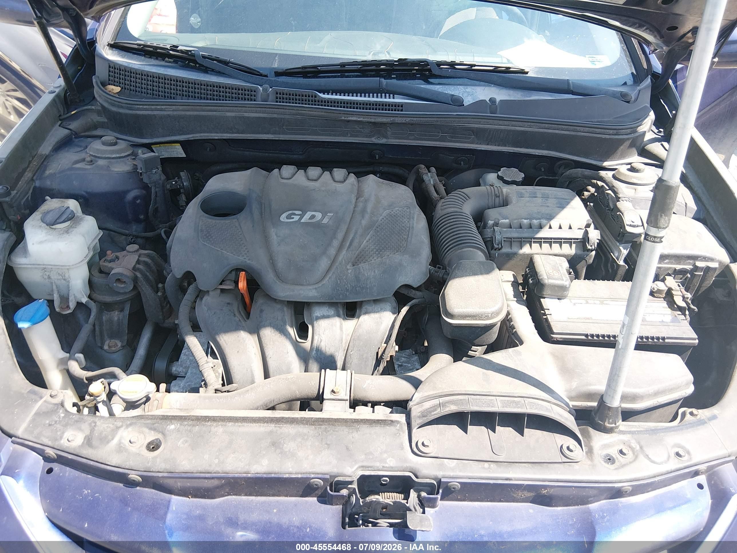 2012 Hyundai Sonata Gls Dark Blue vin: 5NPEB4AC4CH341540
