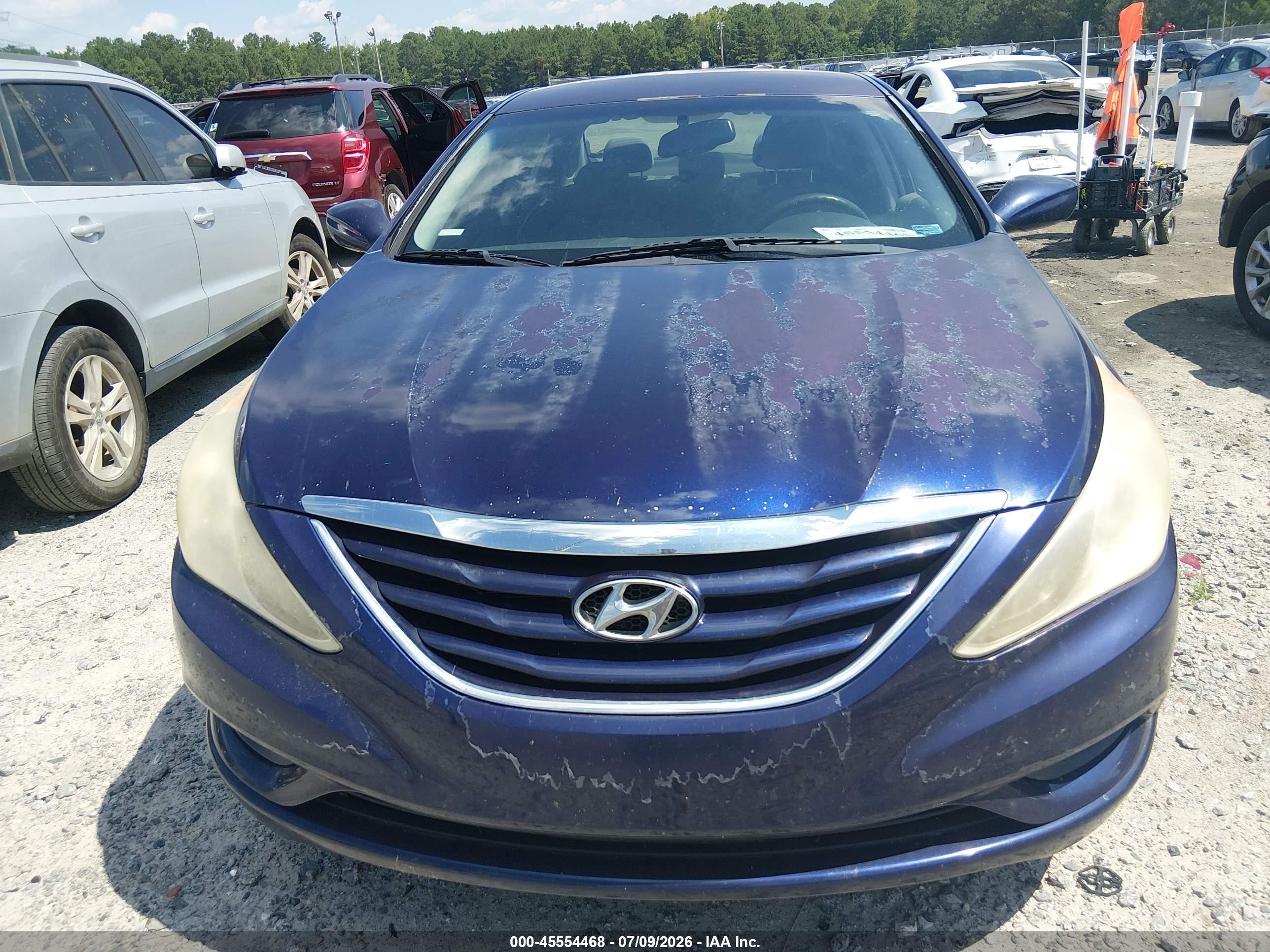 2012 Hyundai Sonata Gls Dark Blue vin: 5NPEB4AC4CH341540