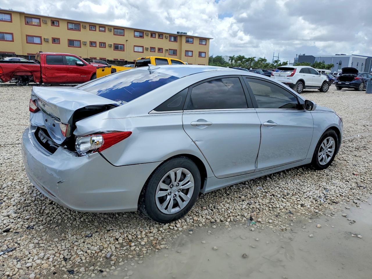 2012 Hyundai Sonata Gls Silver vin: 5NPEB4AC4CH343224