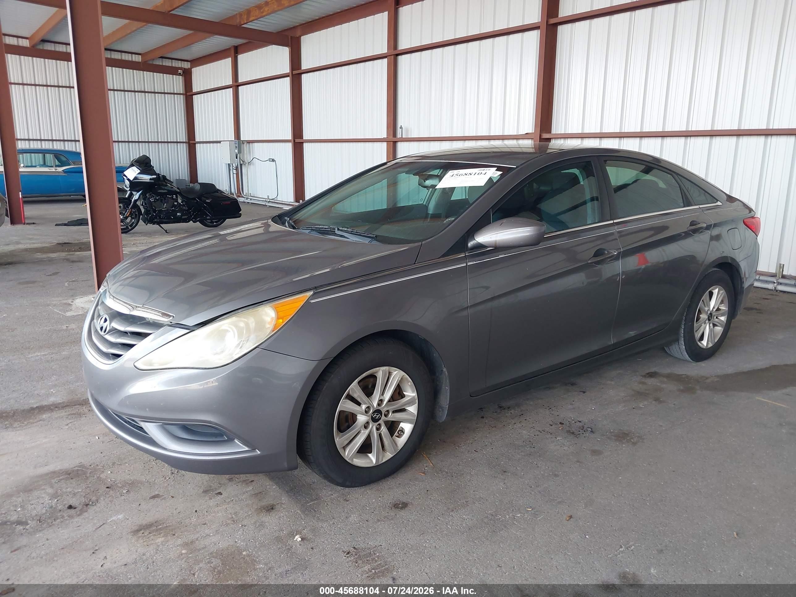 2012 Hyundai Sonata Gls Gray vin: 5NPEB4AC4CH343286