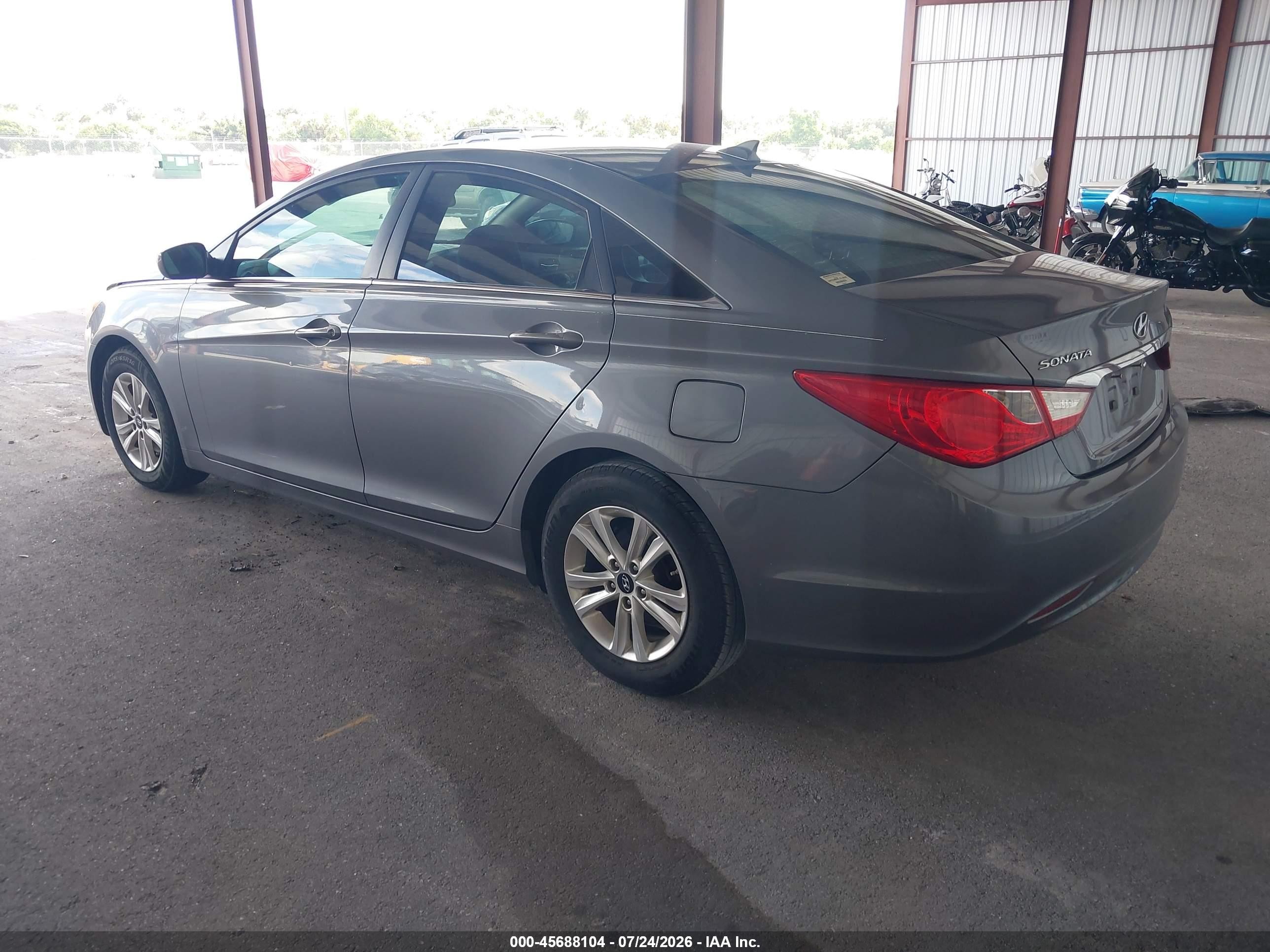 2012 Hyundai Sonata Gls Gray vin: 5NPEB4AC4CH343286