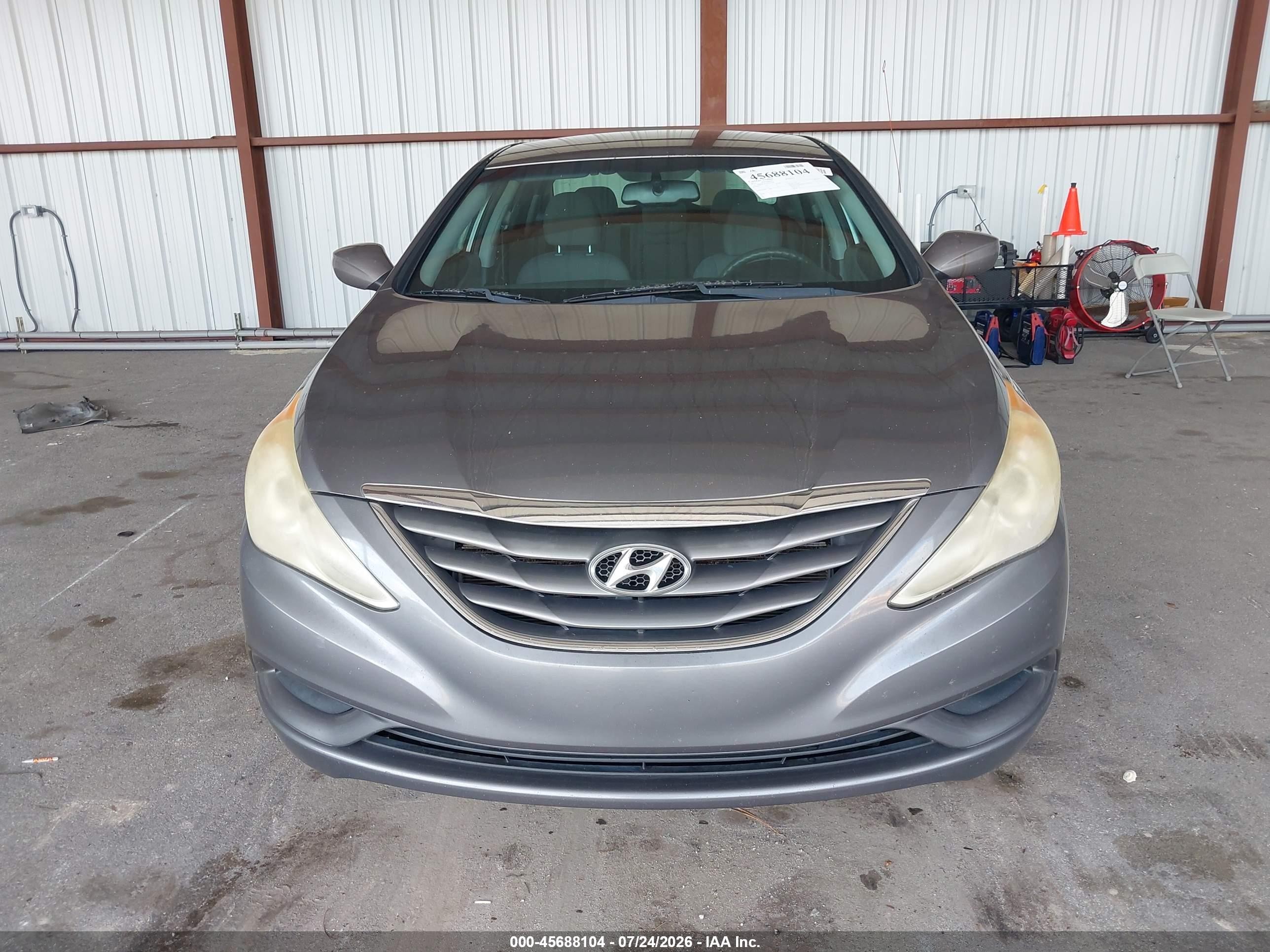 2012 Hyundai Sonata Gls Gray vin: 5NPEB4AC4CH343286