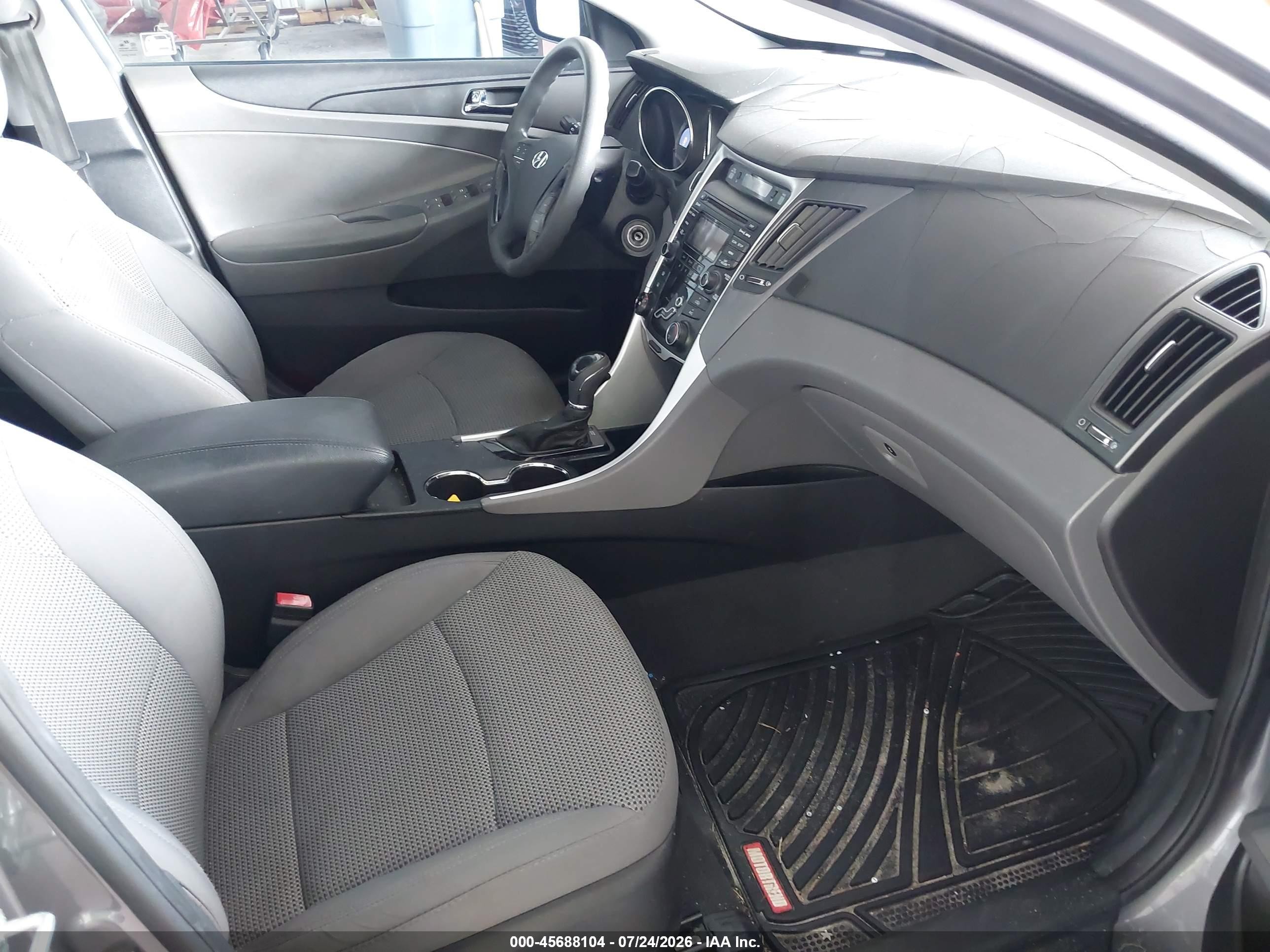2012 Hyundai Sonata Gls Gray vin: 5NPEB4AC4CH343286