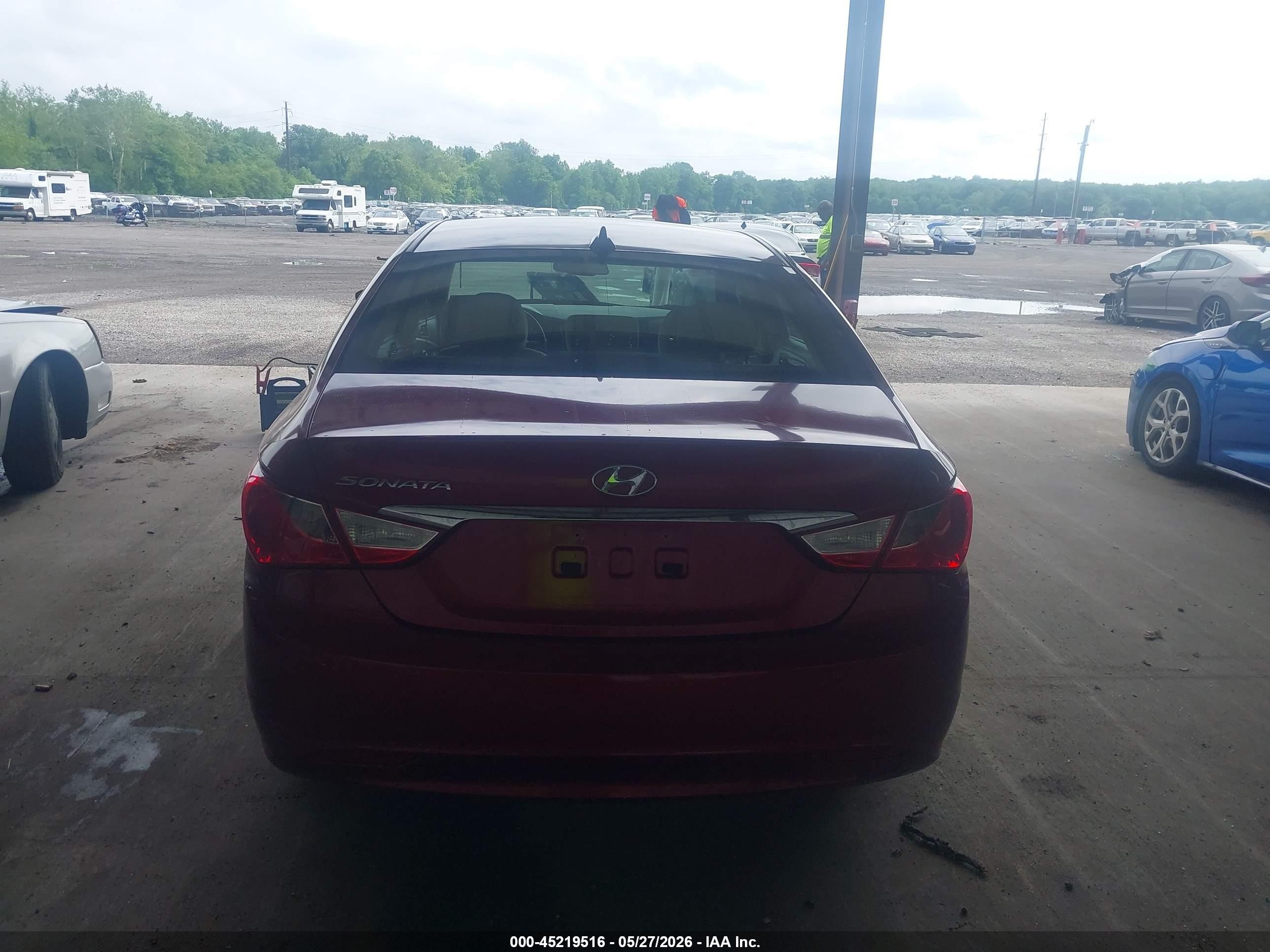 2012 Hyundai Sonata Gls Red vin: 5NPEB4AC4CH360248