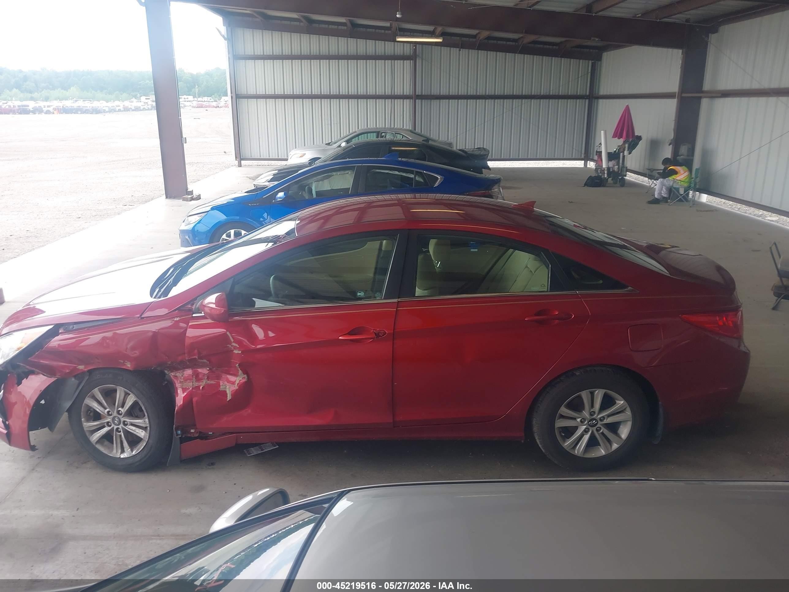 2012 Hyundai Sonata Gls Red vin: 5NPEB4AC4CH360248