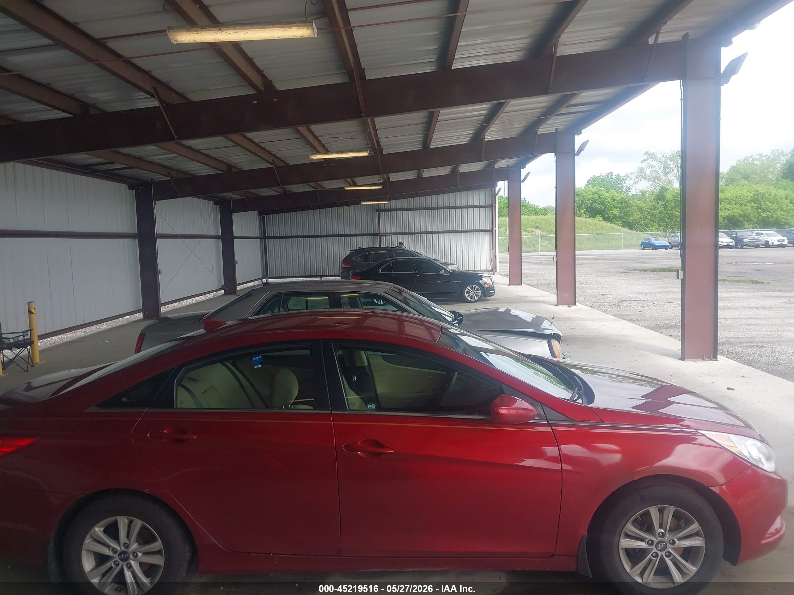 2012 Hyundai Sonata Gls Red vin: 5NPEB4AC4CH360248