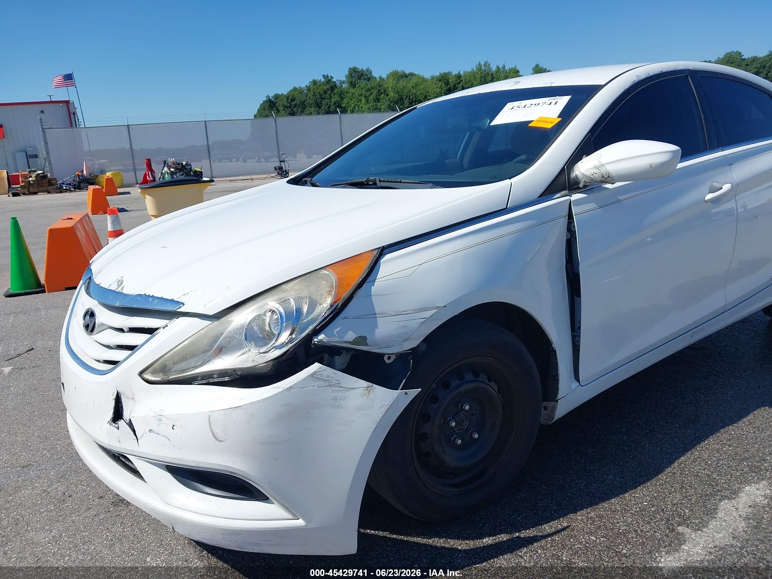 2012 Hyundai Sonata Gls Белый vin: 5NPEB4AC4CH365241