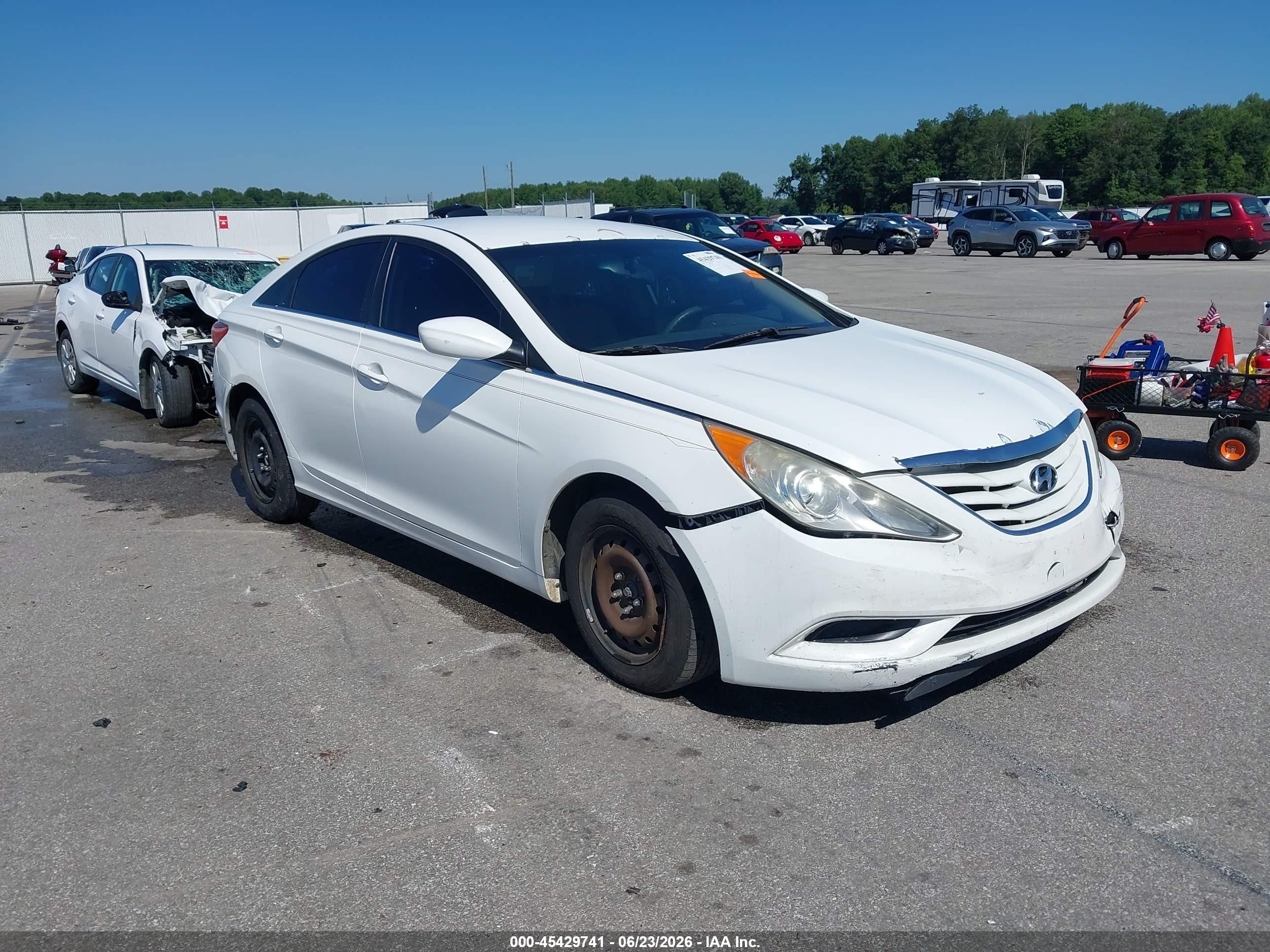 2012 Hyundai Sonata Gls Белый vin: 5NPEB4AC4CH365241