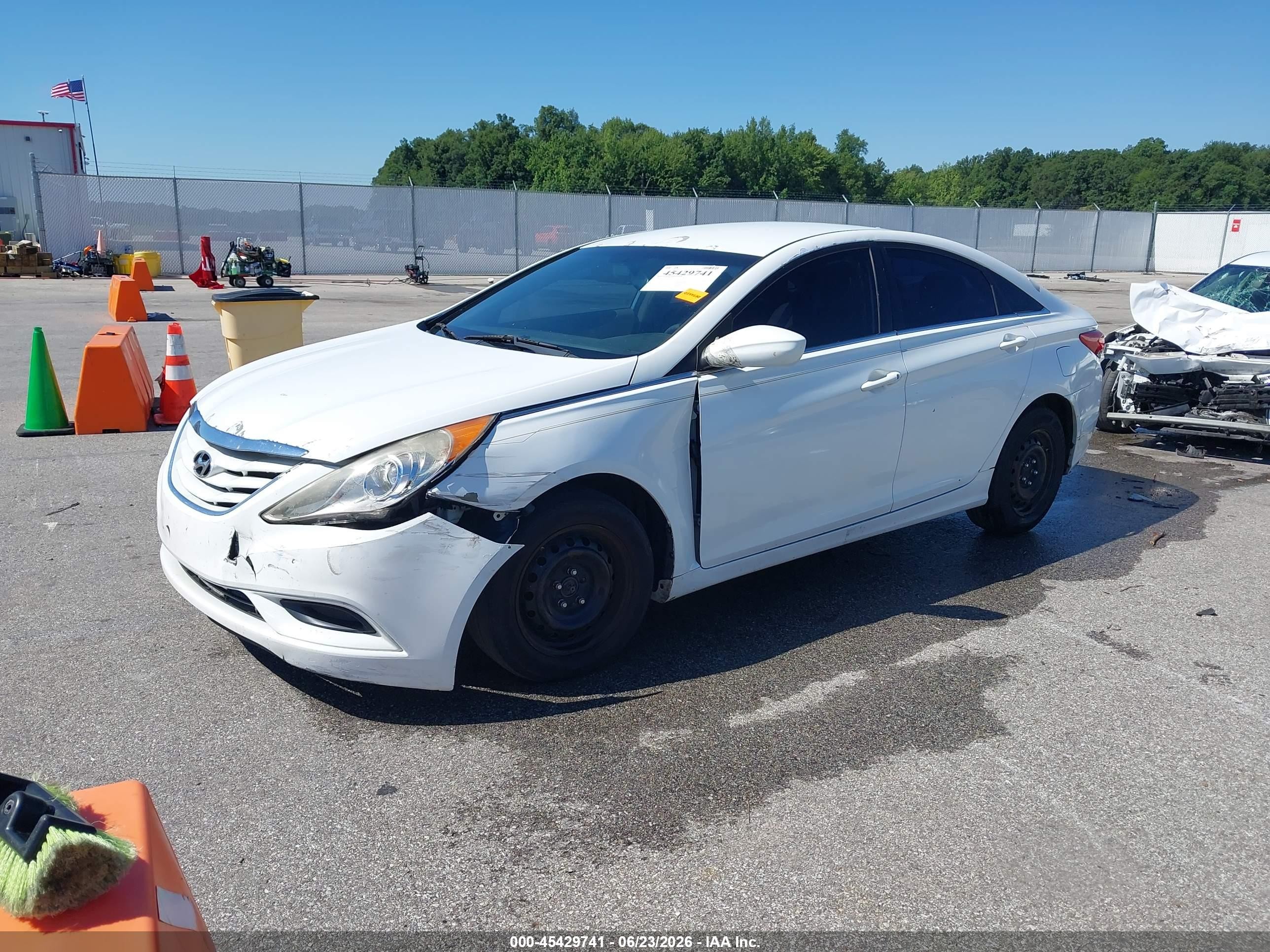2012 Hyundai Sonata Gls Белый vin: 5NPEB4AC4CH365241