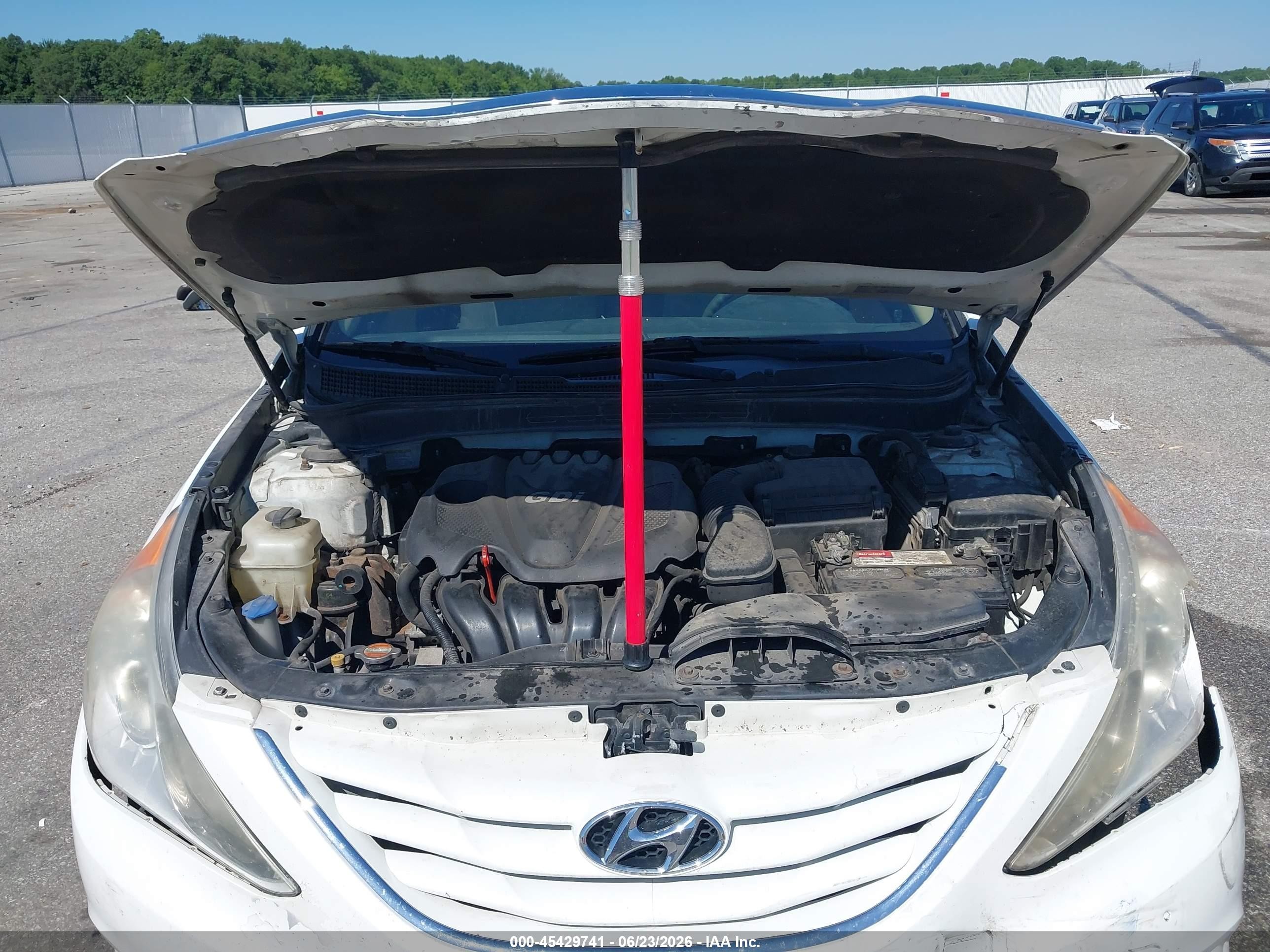 2012 Hyundai Sonata Gls Белый vin: 5NPEB4AC4CH365241