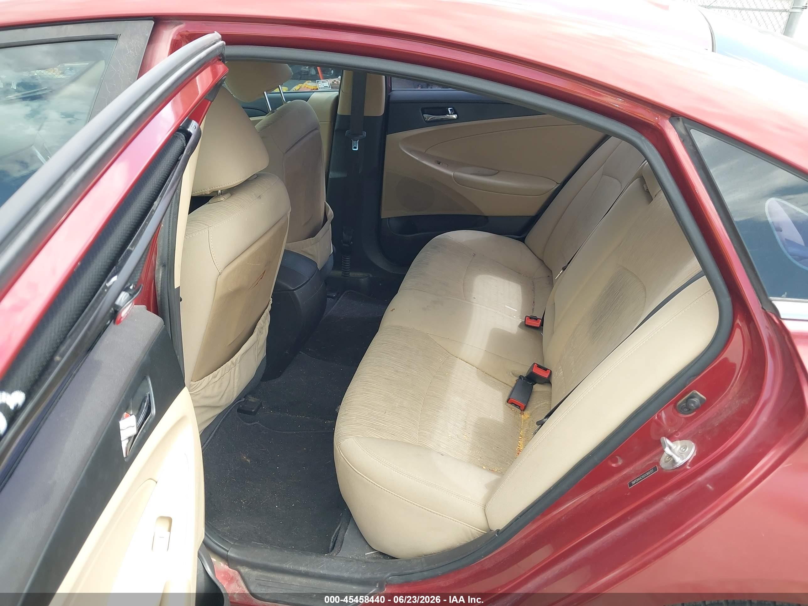 2012 Hyundai Sonata Gls Red vin: 5NPEB4AC4CH368351
