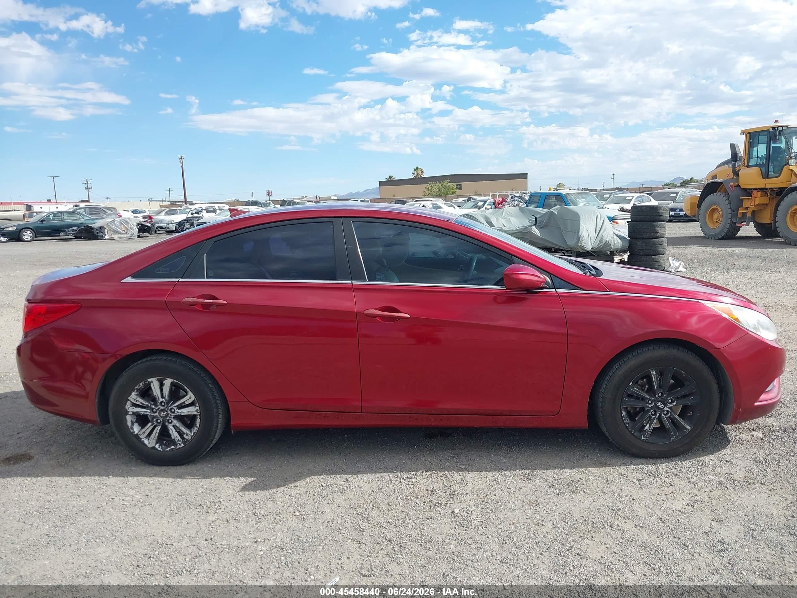 2012 Hyundai Sonata Gls Red vin: 5NPEB4AC4CH368351
