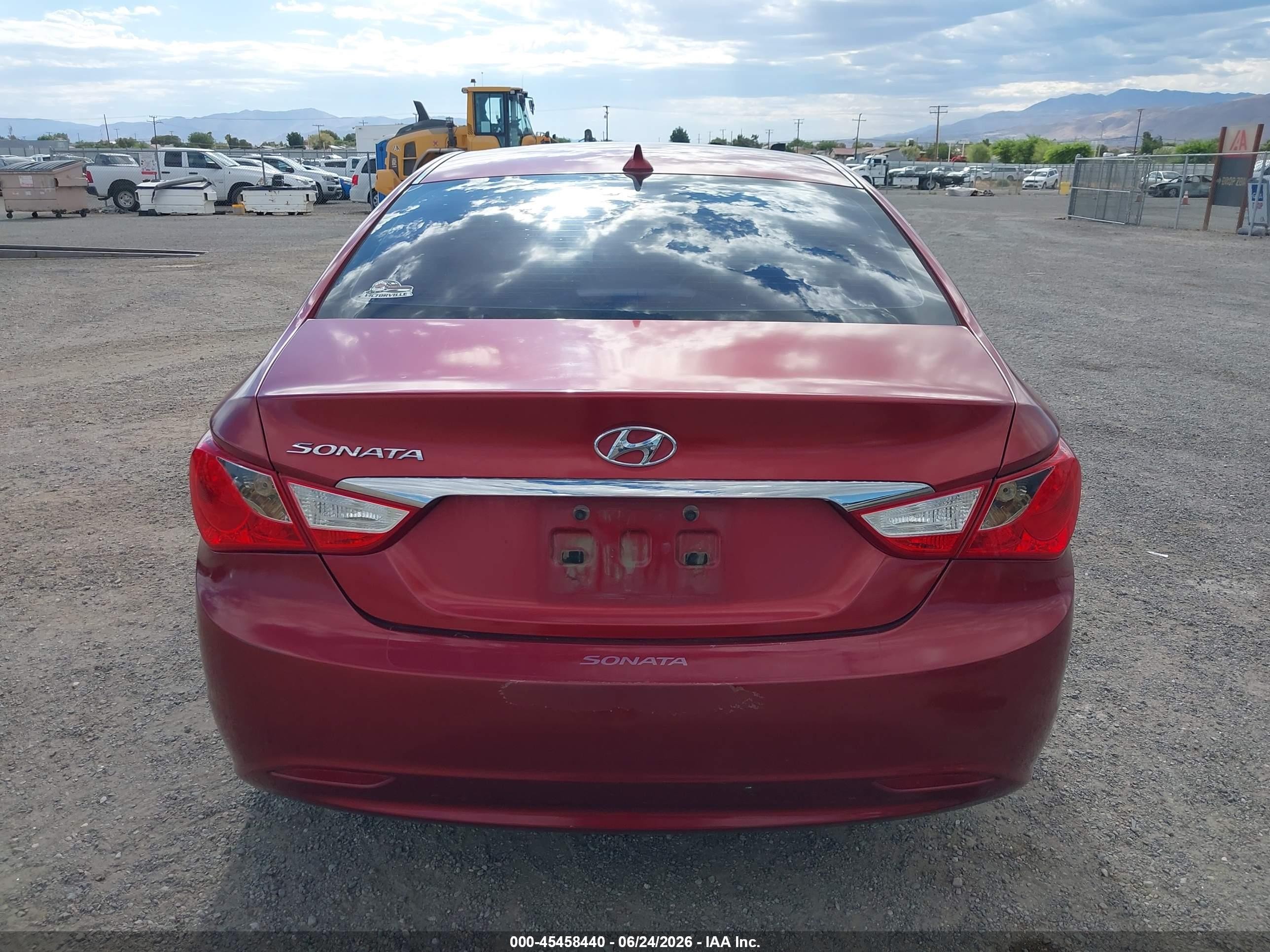 2012 Hyundai Sonata Gls Red vin: 5NPEB4AC4CH368351