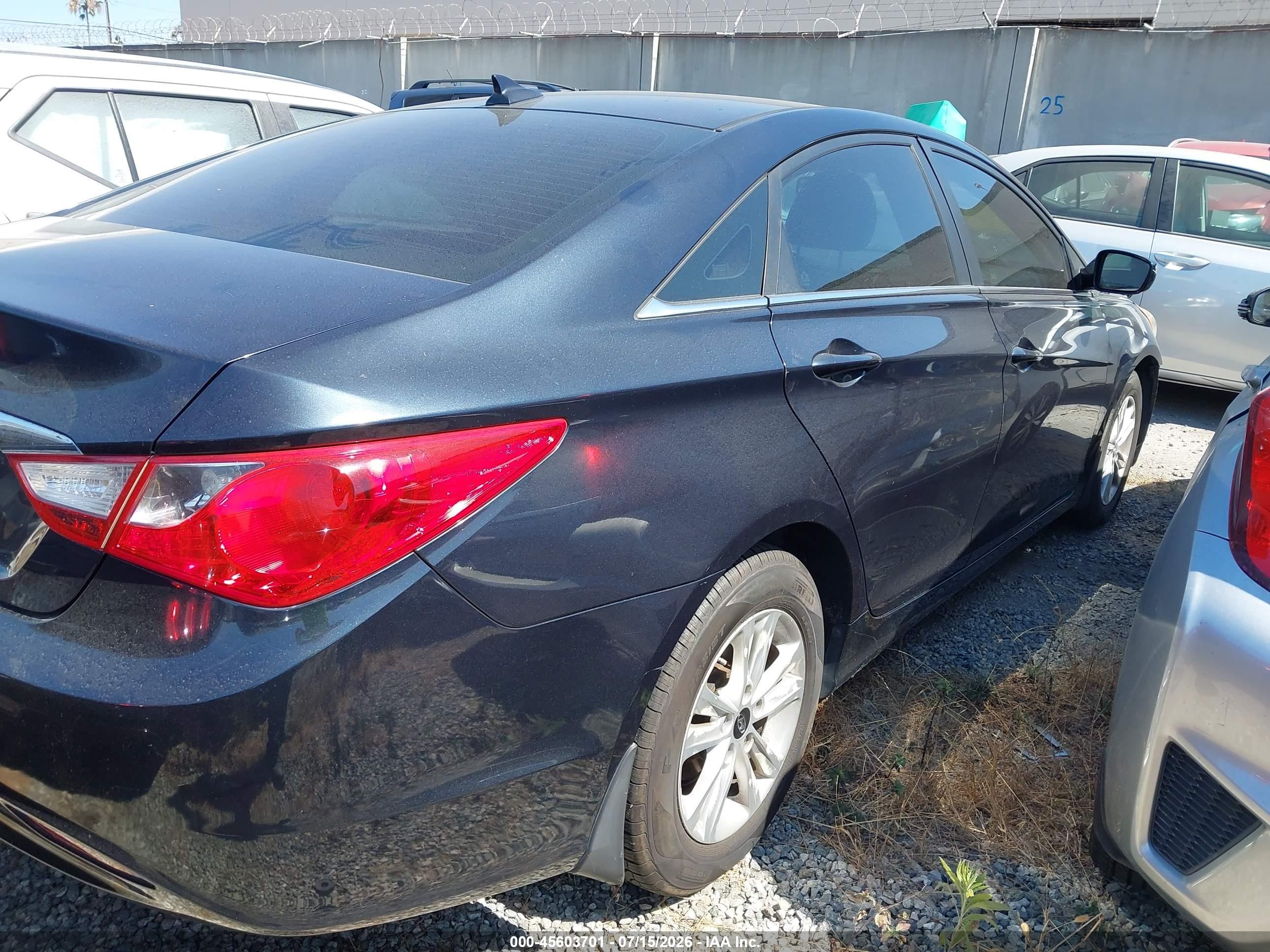 2012 Hyundai Sonata Gls Dark Blue vin: 5NPEB4AC4CH372268