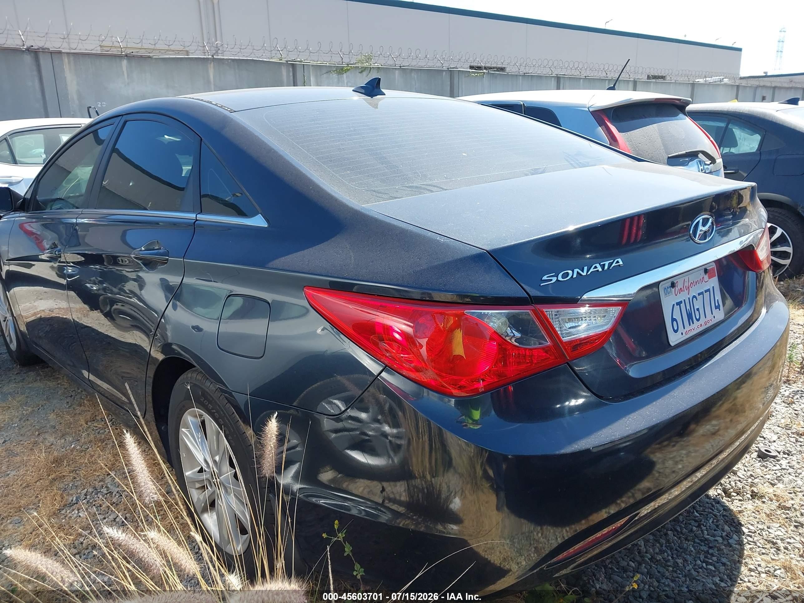2012 Hyundai Sonata Gls Dark Blue vin: 5NPEB4AC4CH372268