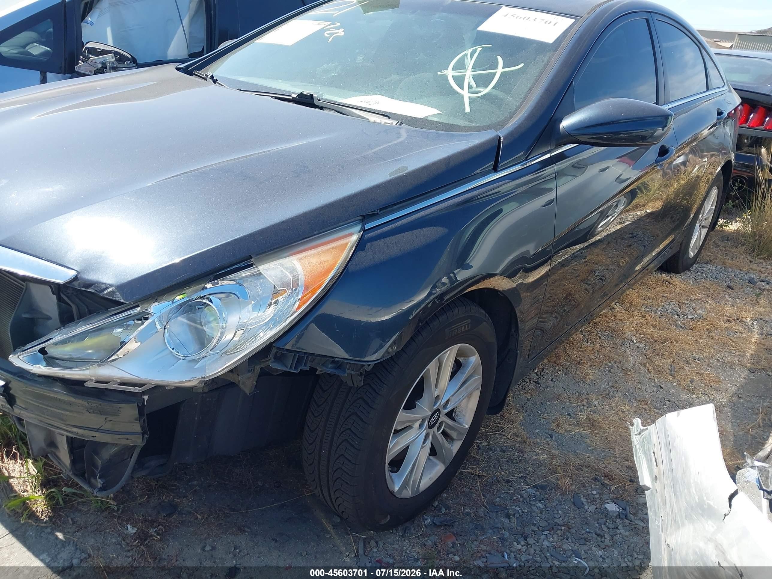 2012 Hyundai Sonata Gls Dark Blue vin: 5NPEB4AC4CH372268