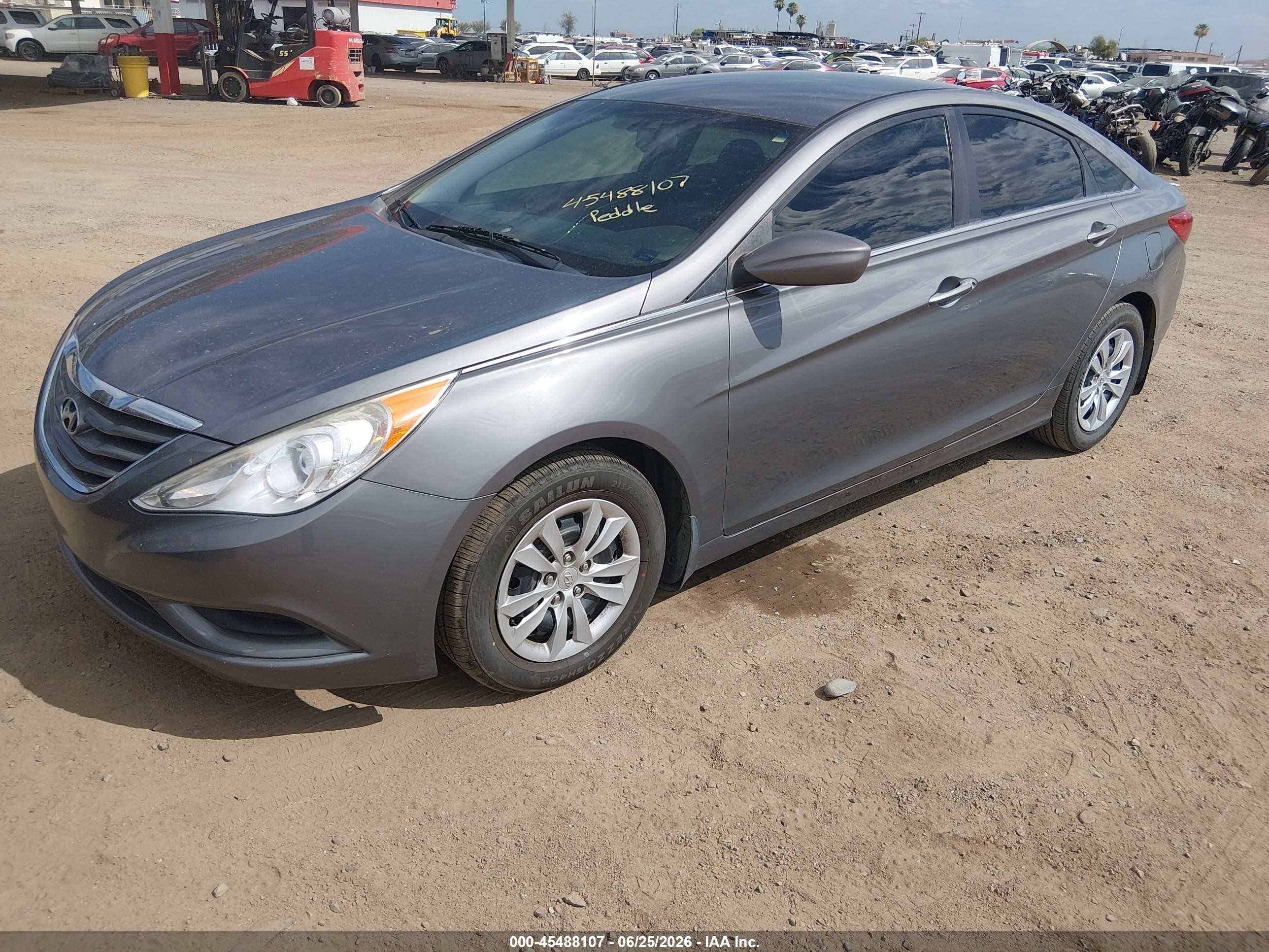2012 Hyundai Sonata Gls Gray vin: 5NPEB4AC4CH382640