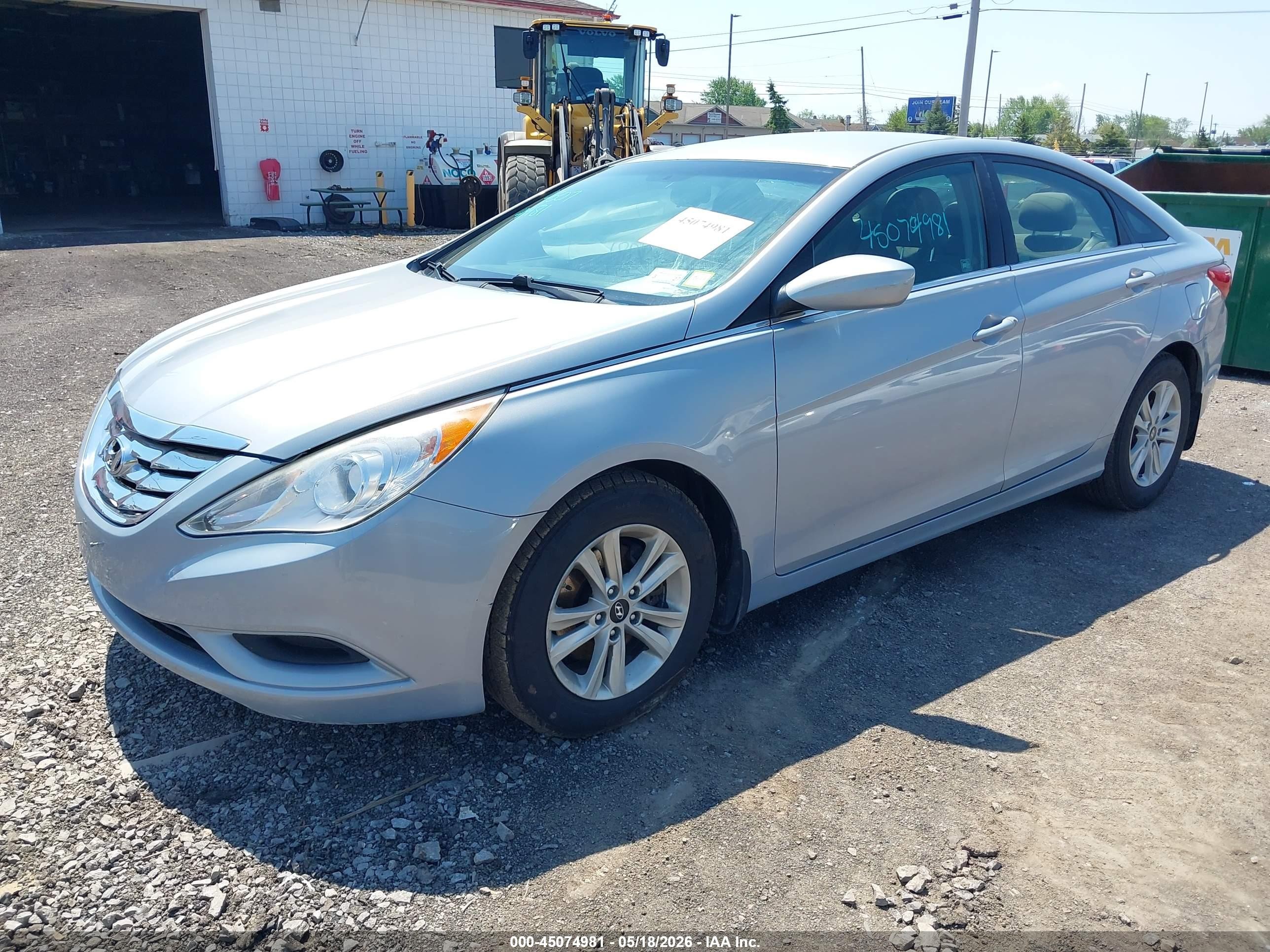 2012 Hyundai Sonata Gls Серебряный vin: 5NPEB4AC4CH384212